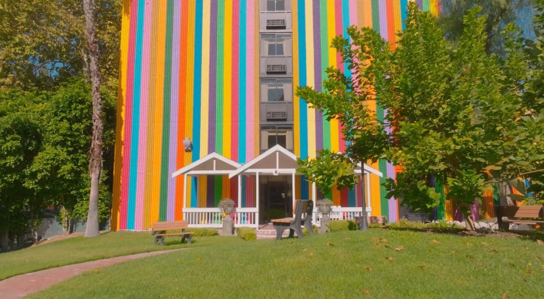 Garden in Hotel Burbank
