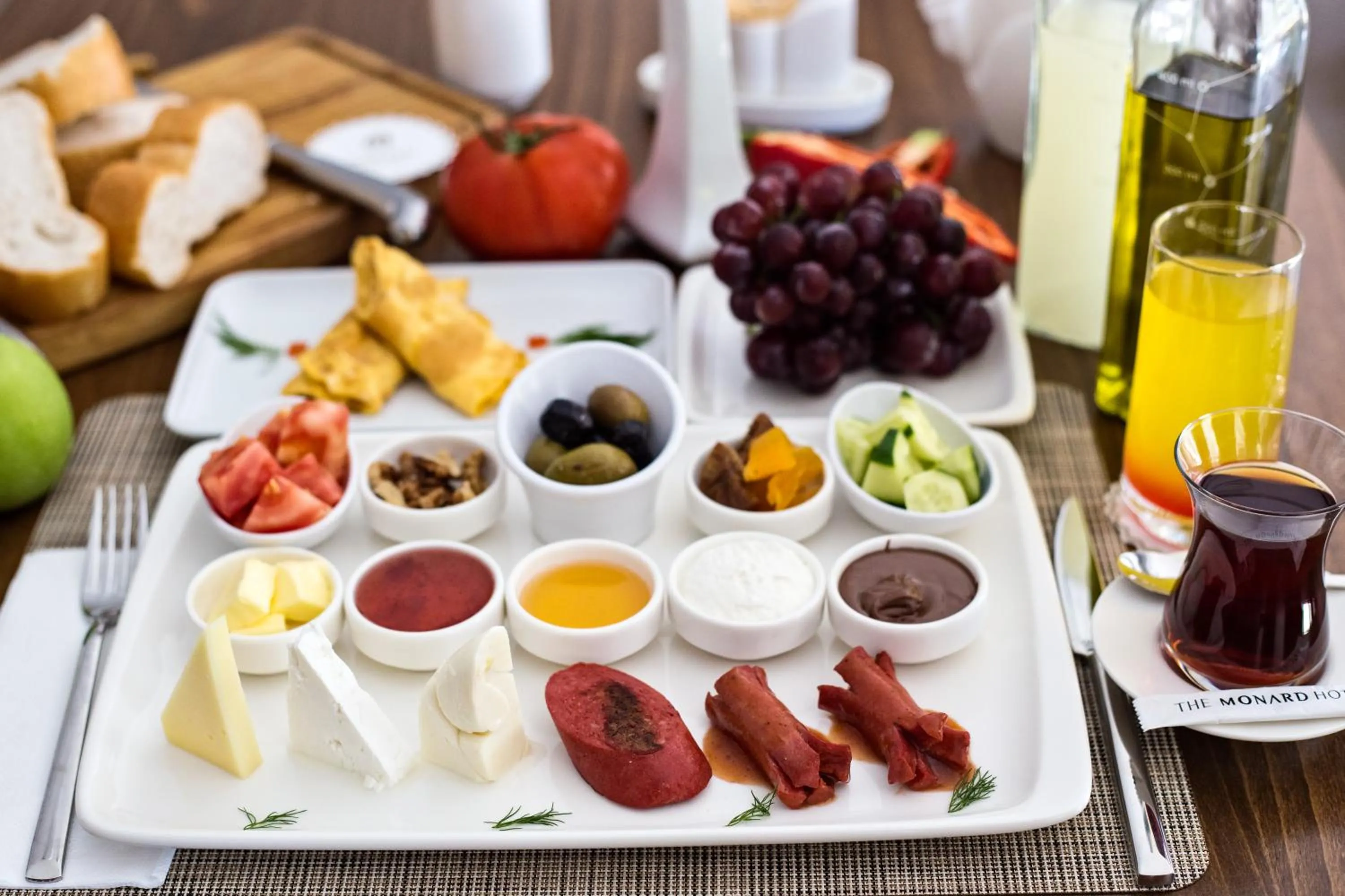 Continental breakfast in The Menord Hotel