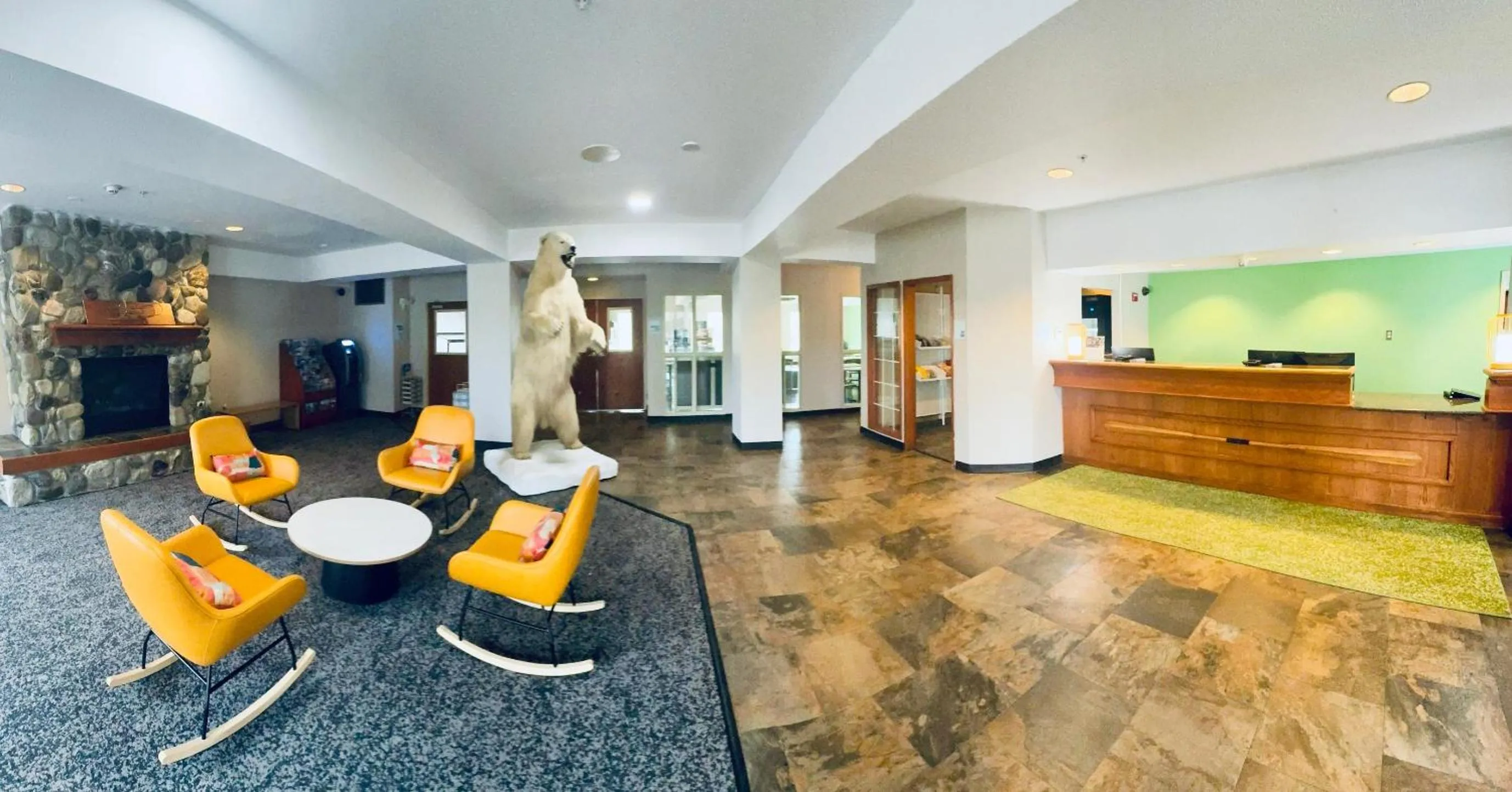 Lobby or reception in Wyndham Garden Anchorage Airport