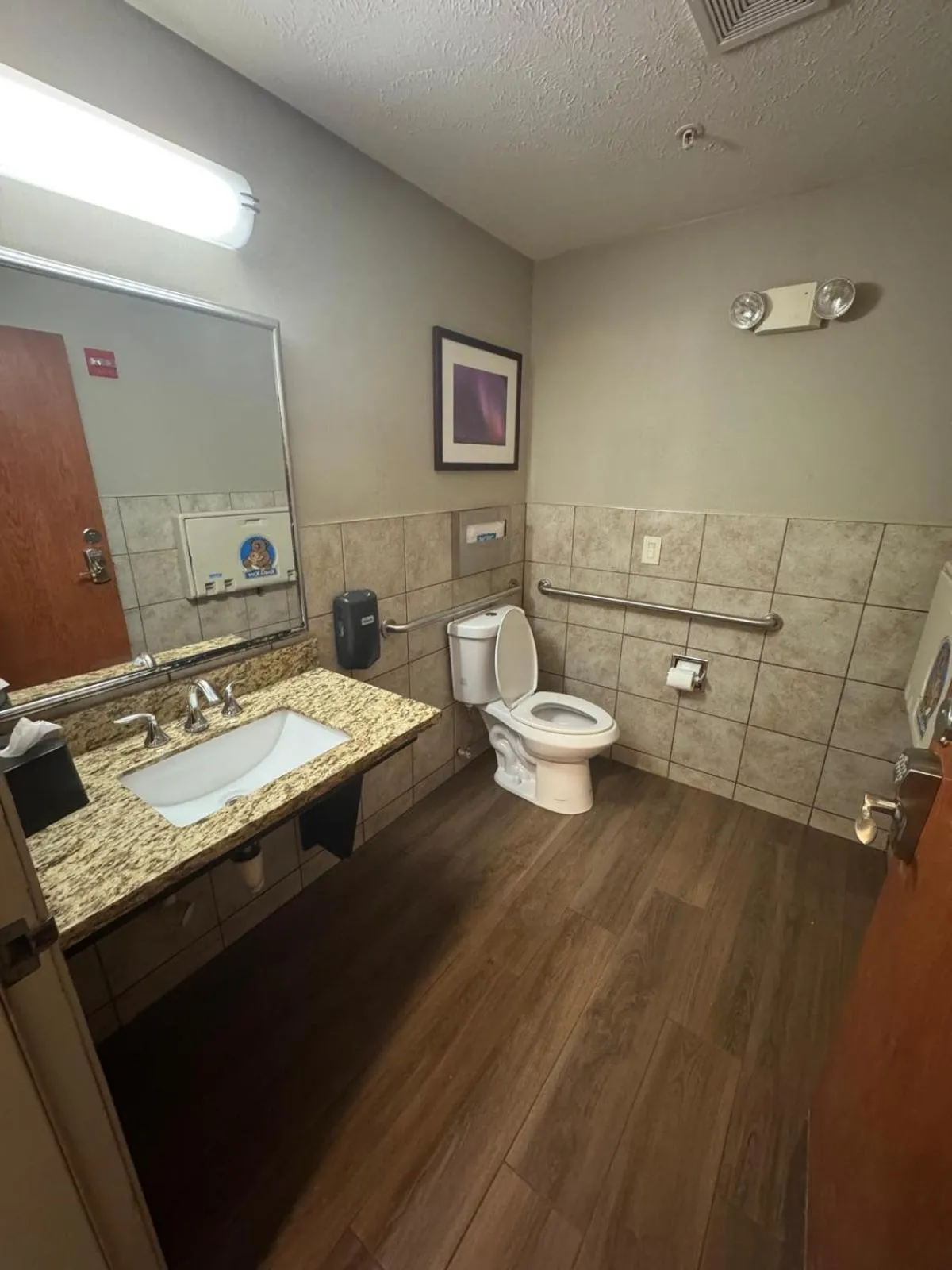 Bathroom in Wyndham Garden Anchorage Airport