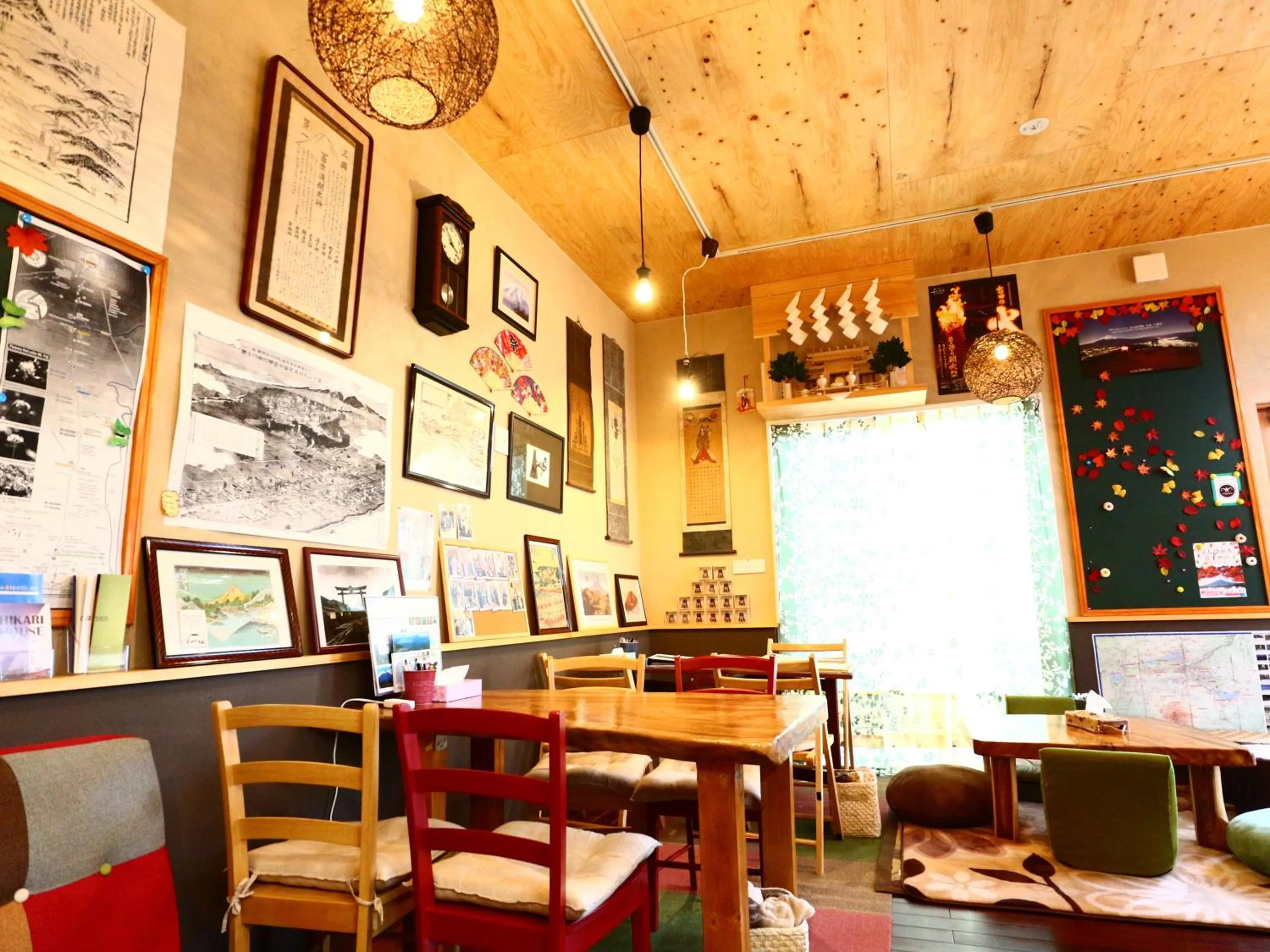 Lobby or reception in ホステル富士山 結