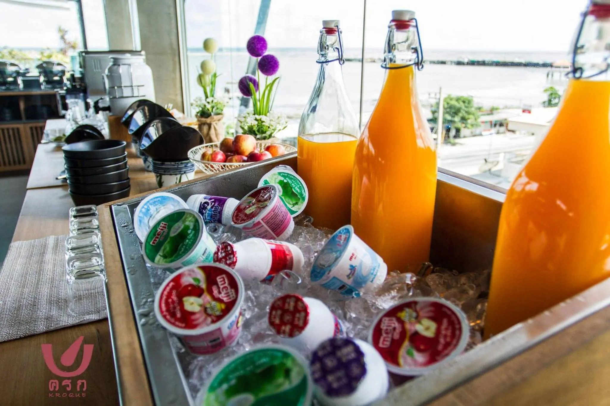 Continental breakfast in Kroque Boutique & Bistro