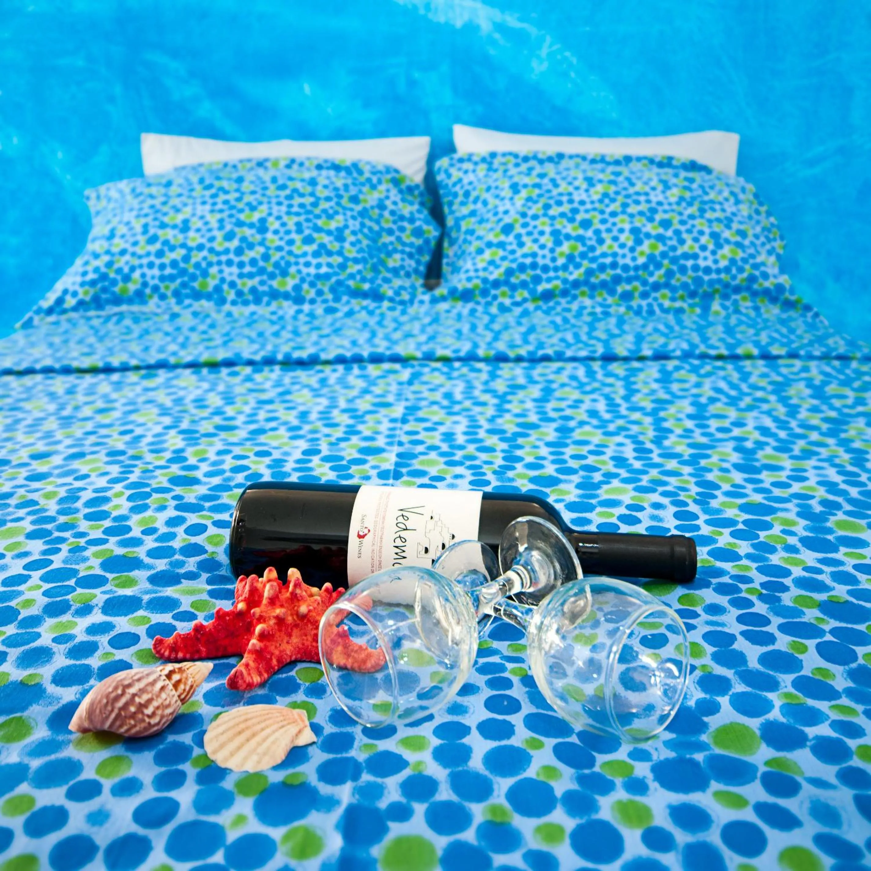 Bedroom in Blue Dream - Santorini