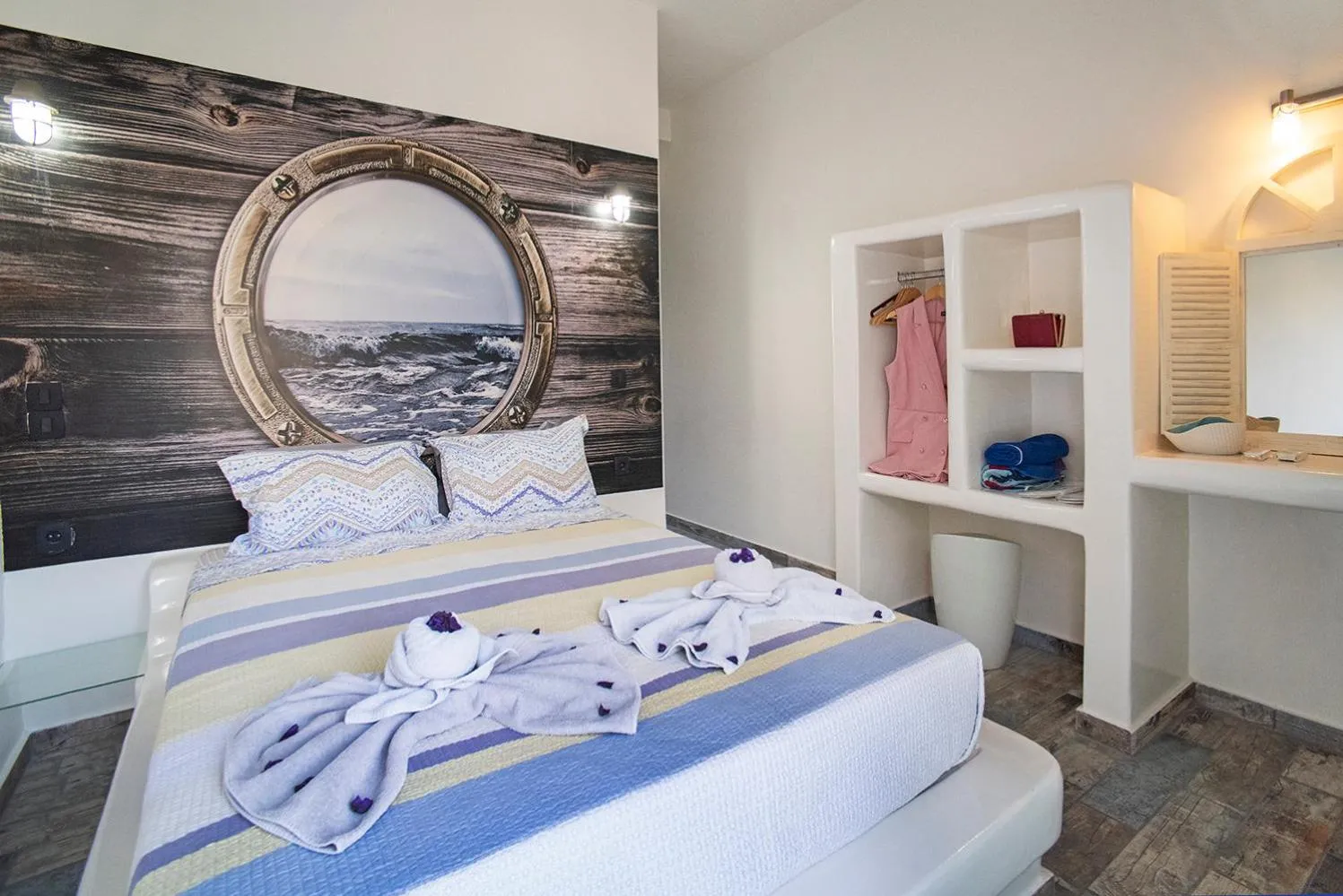 Bed in Blue Dream - Santorini