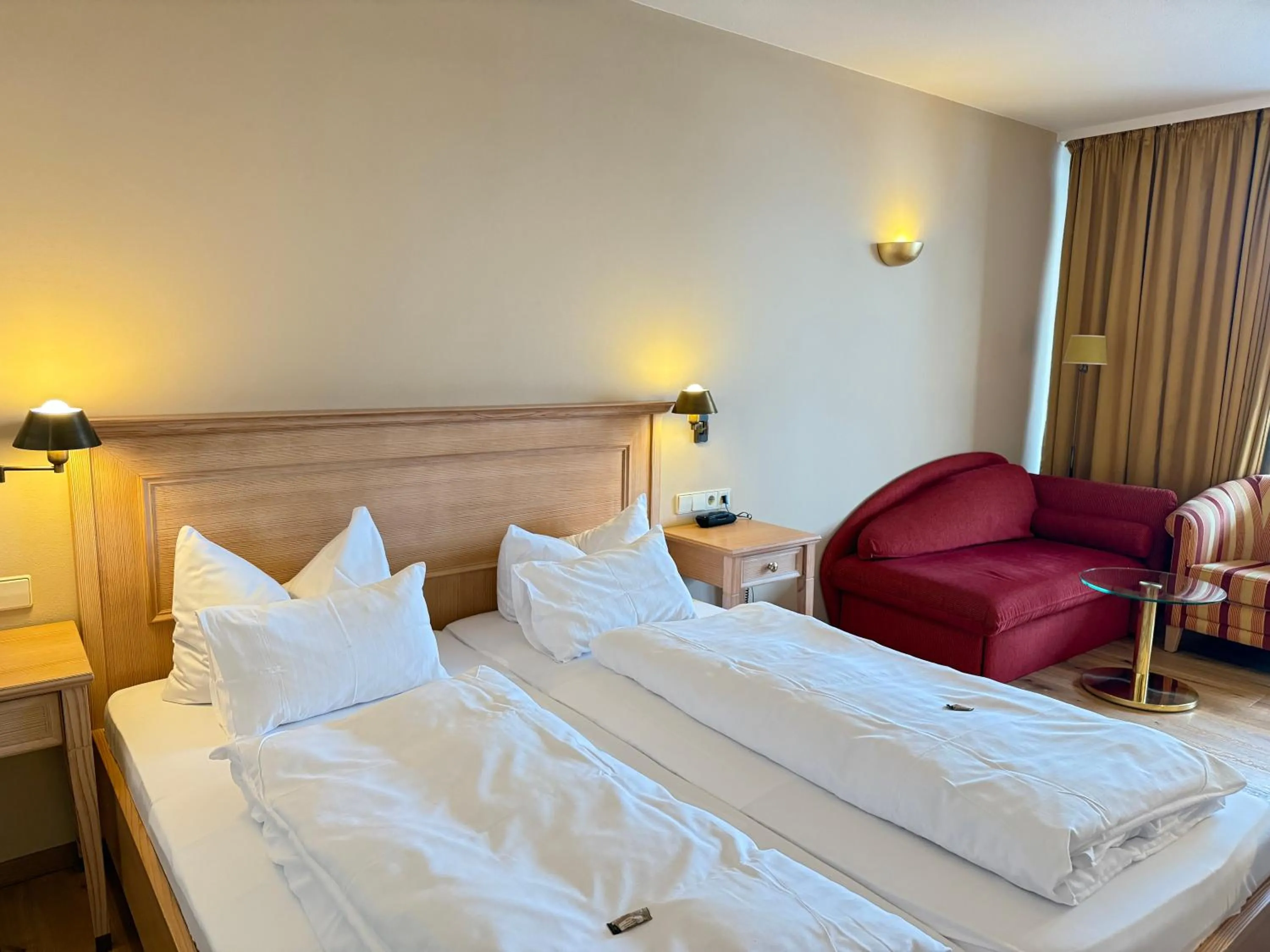 Bed in Hotel Restaurant zur Sonne St. Peter