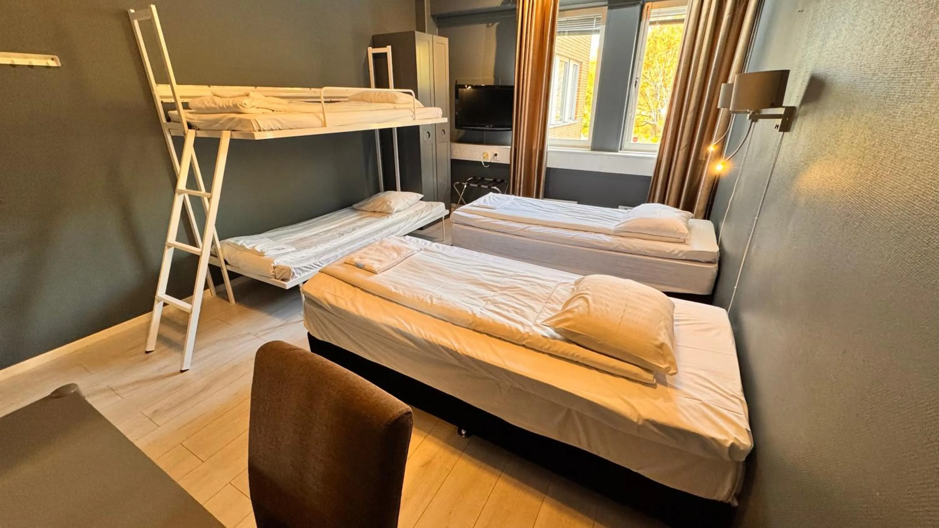 Bed in Hotel Expo Stockholm