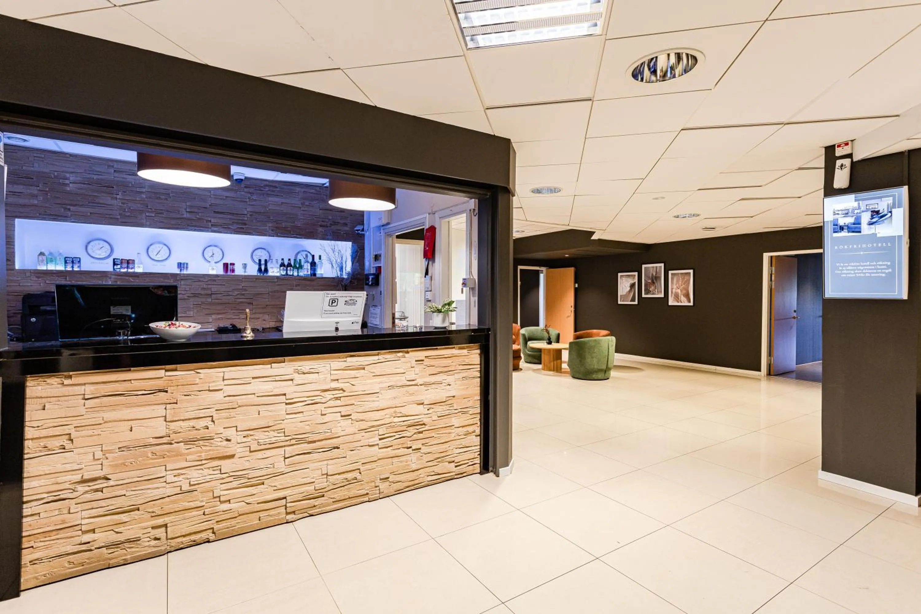 Lobby or reception in Hotel Expo Stockholm