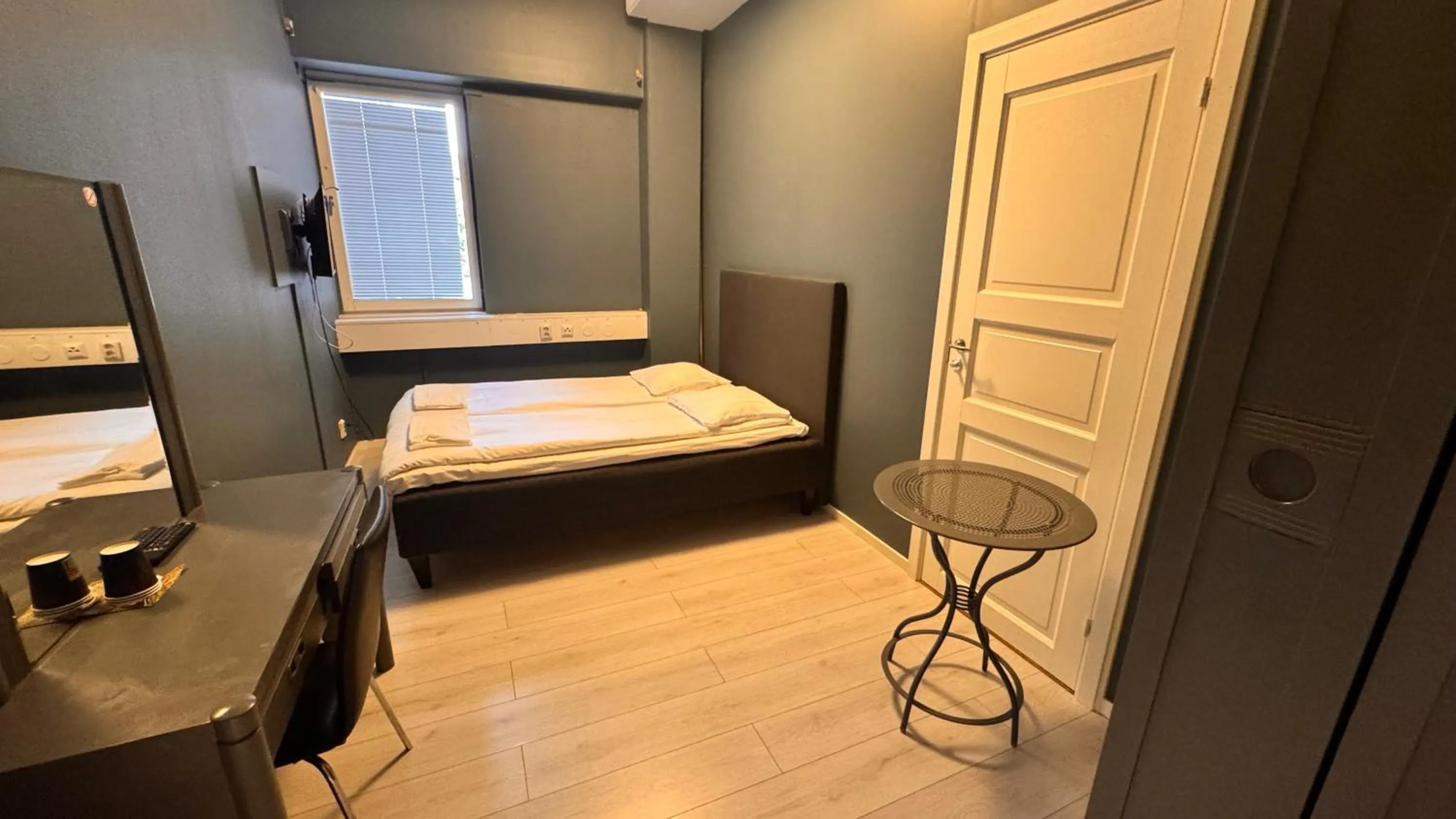 Bed in Hotel Expo Stockholm