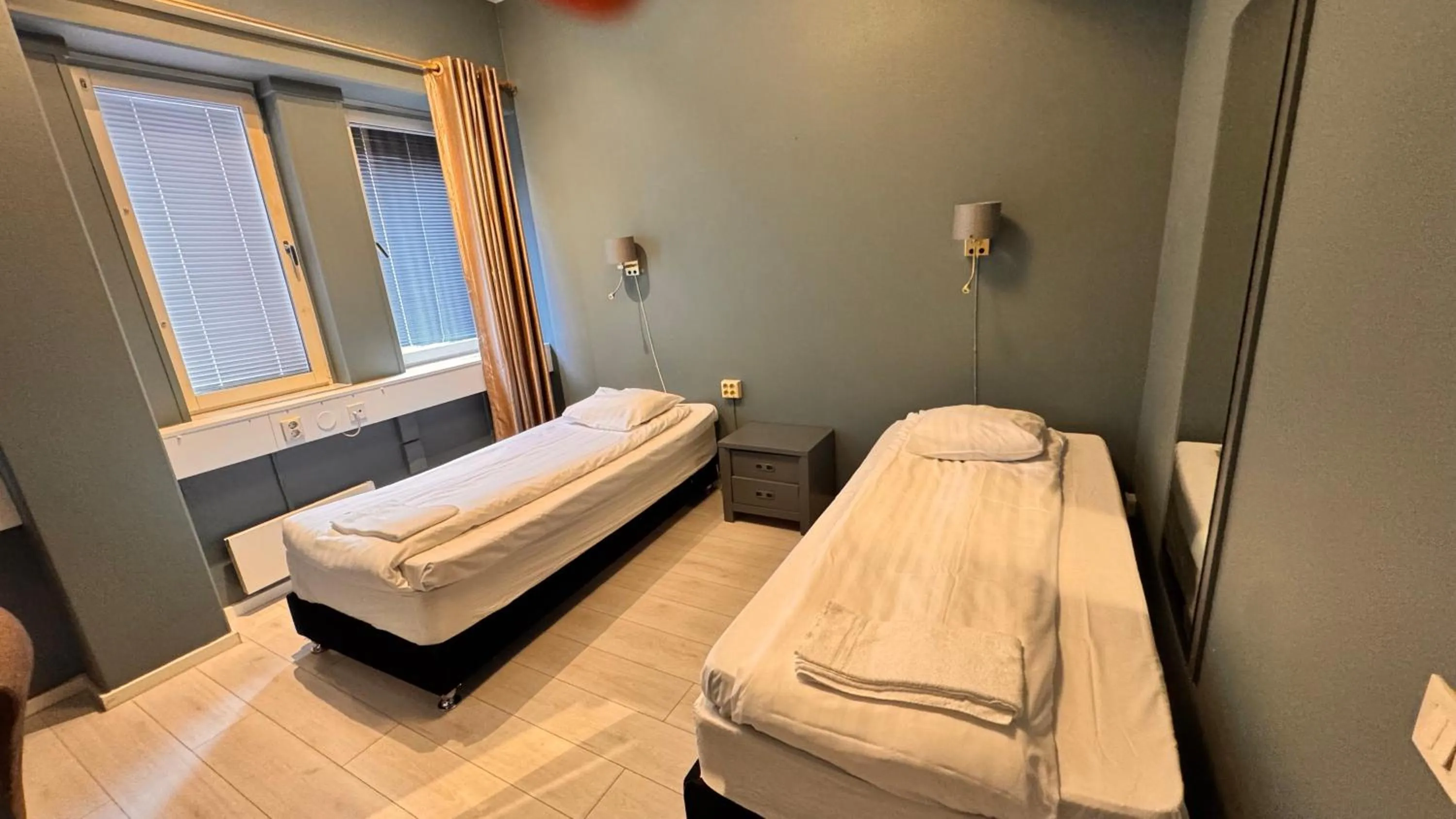 Bed in Hotel Expo Stockholm