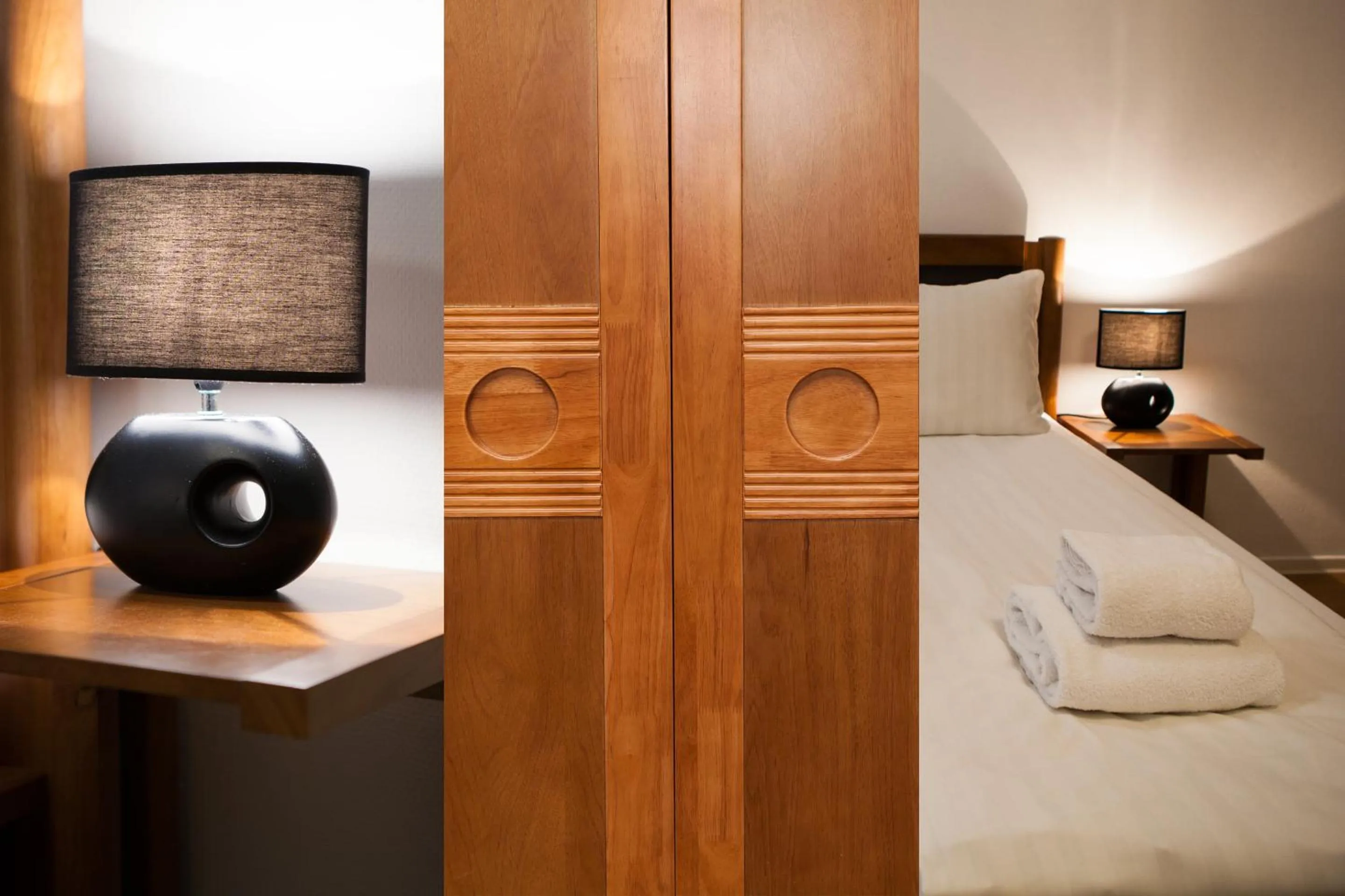 Bed in Hotel Expo Stockholm