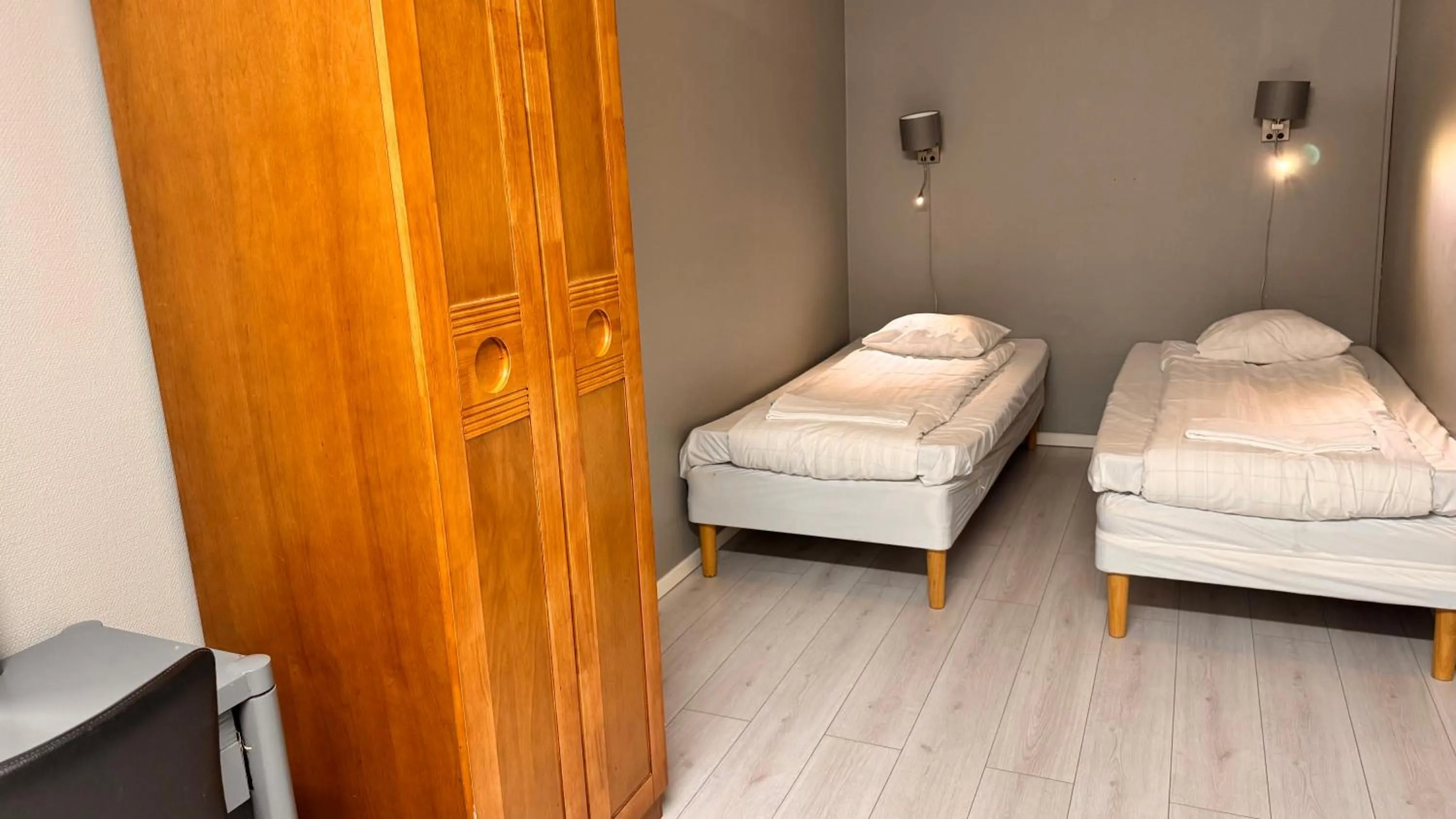 Bed in Hotel Expo Stockholm