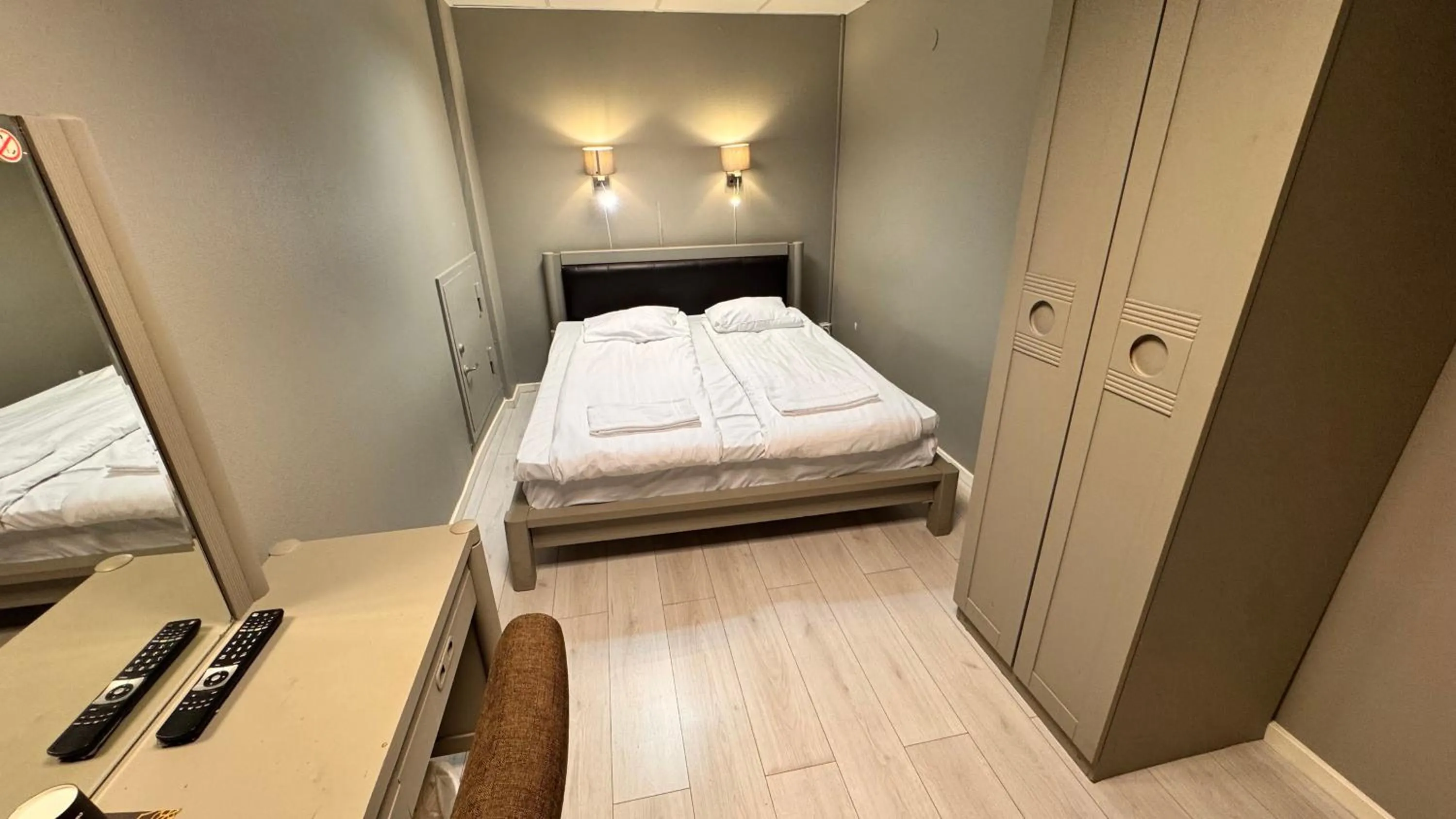 Bed in Hotel Expo Stockholm