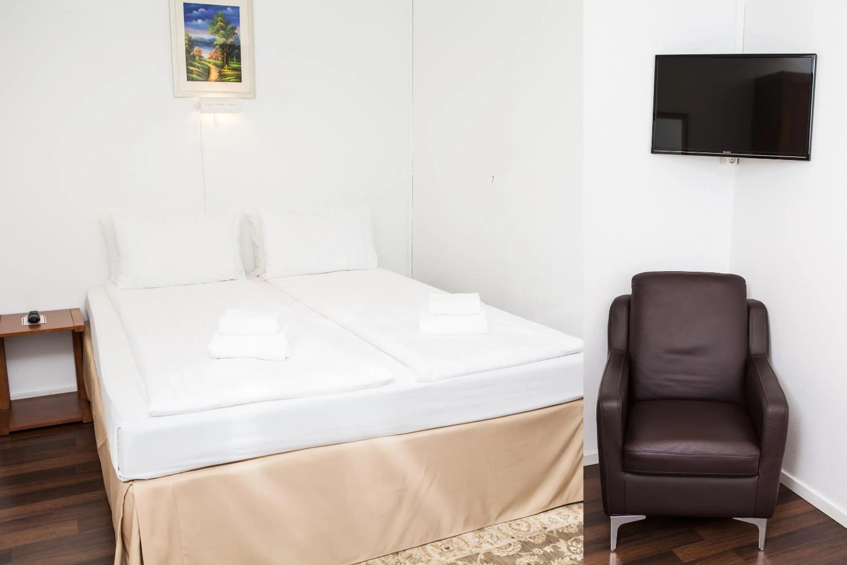 Bed in Hotel Expo Stockholm