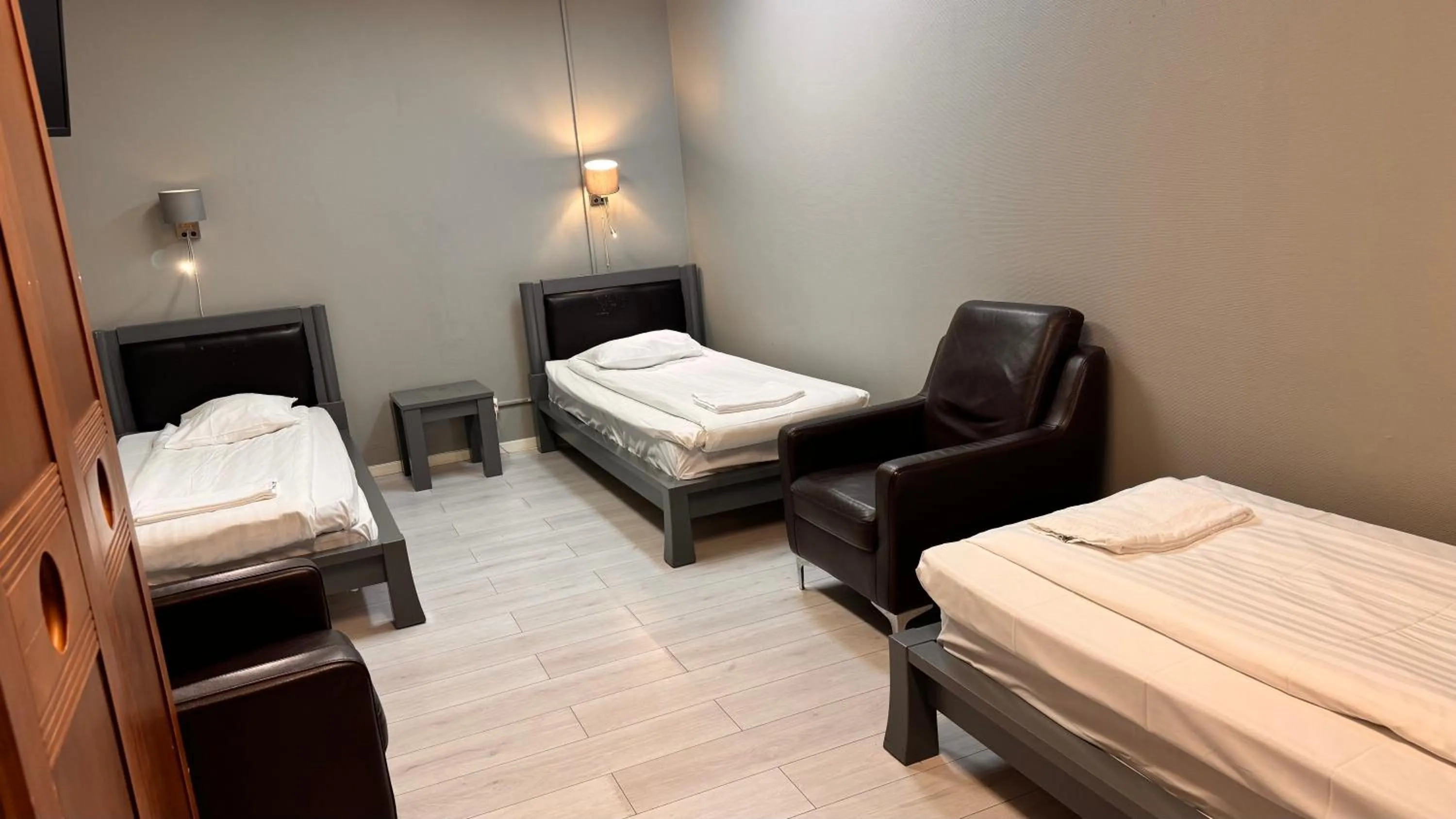 Bed in Hotel Expo Stockholm