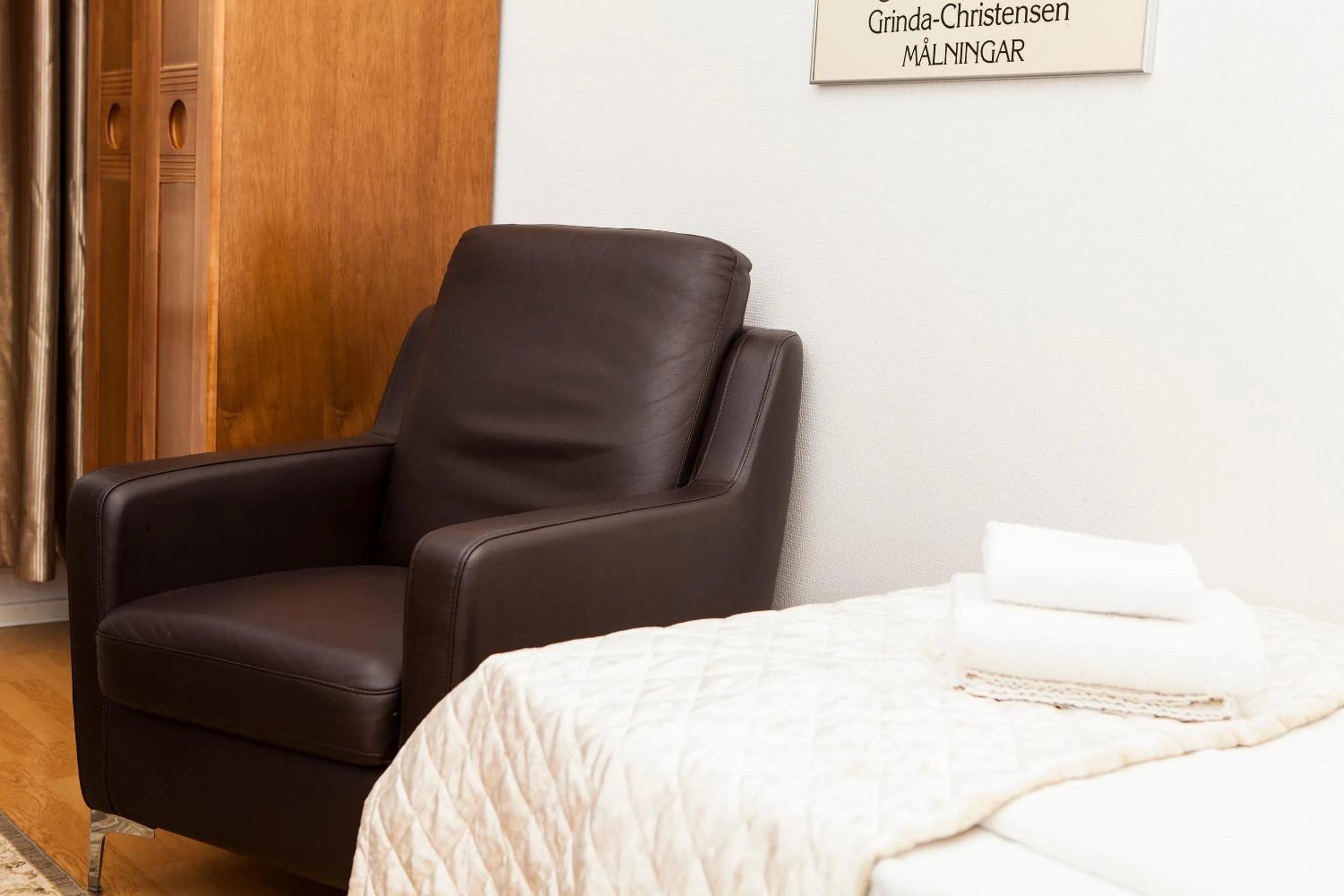 Bed in Hotel Expo Stockholm