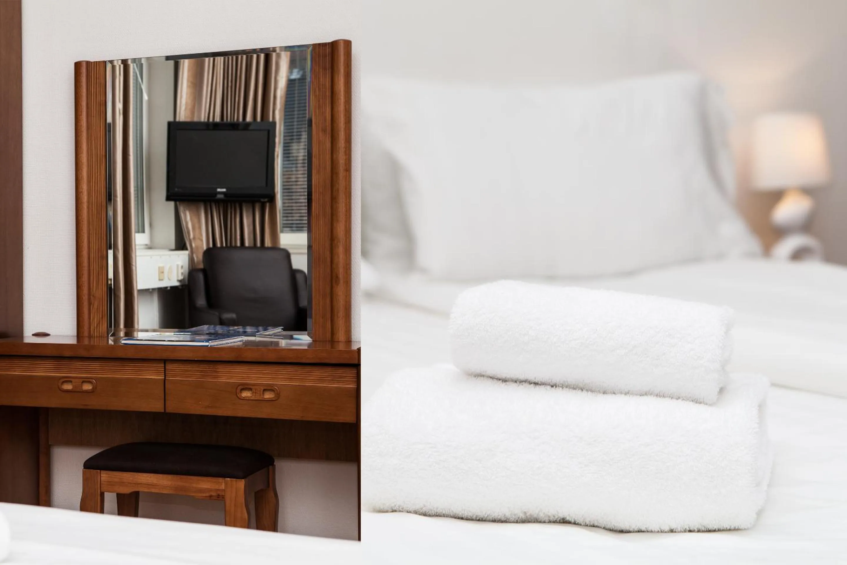 Bed in Hotel Expo Stockholm