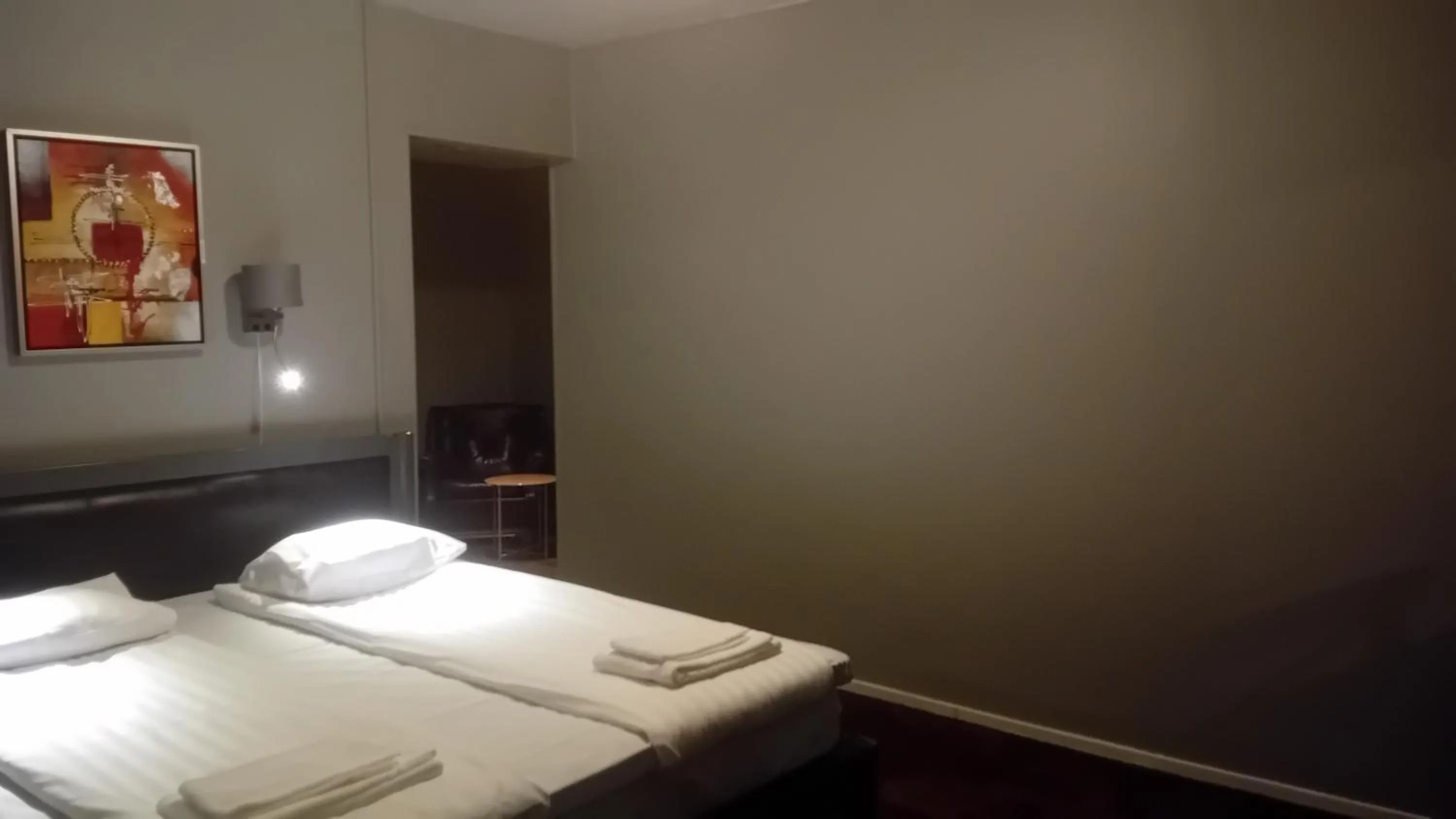 Bed in Hotel Expo Stockholm