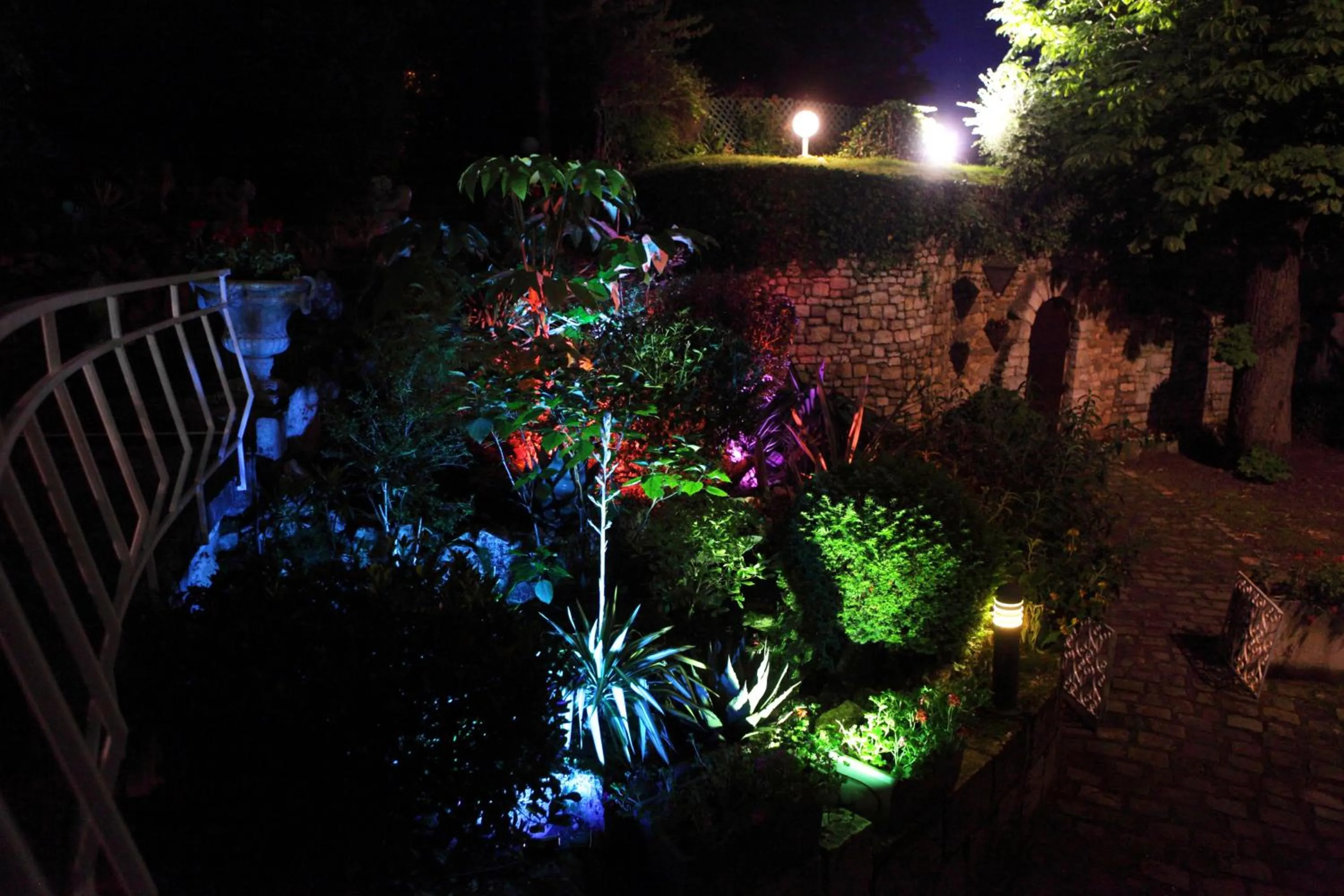 Garden in Hôtel la Scala