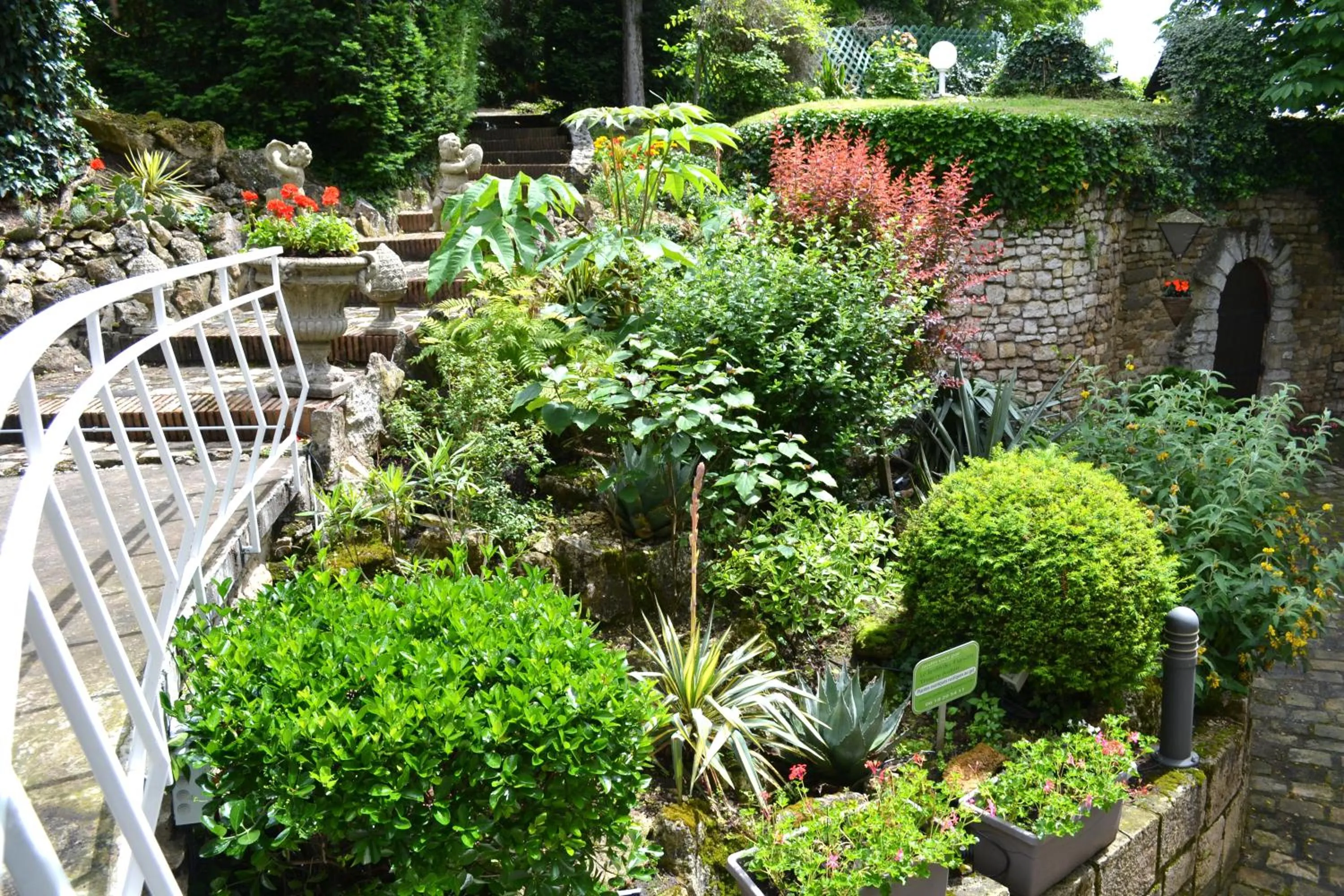 Garden in Hôtel la Scala