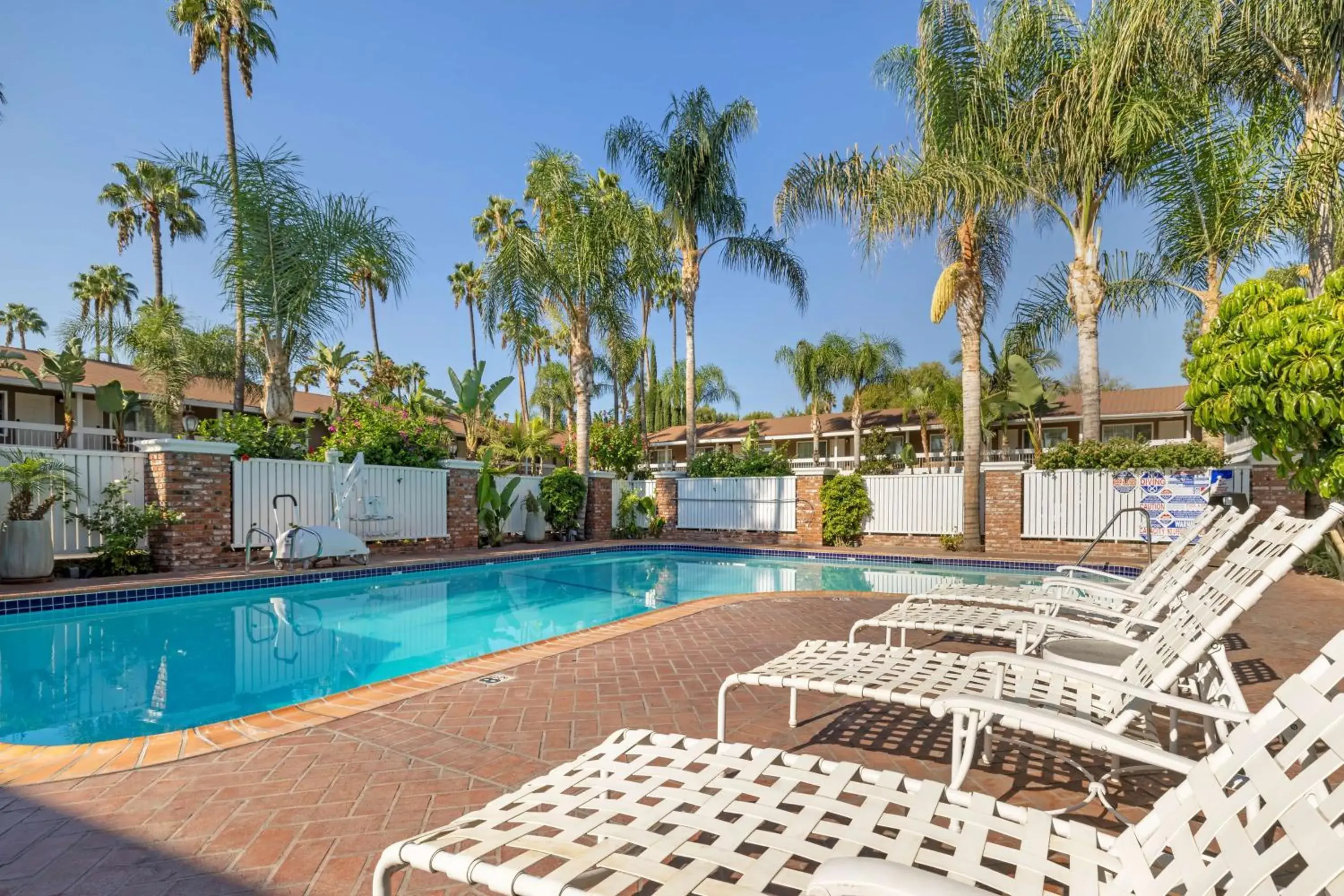 Pool view in Best Western Plus Carriage Inn Pool view in Best Western Plus Carriage Inn
