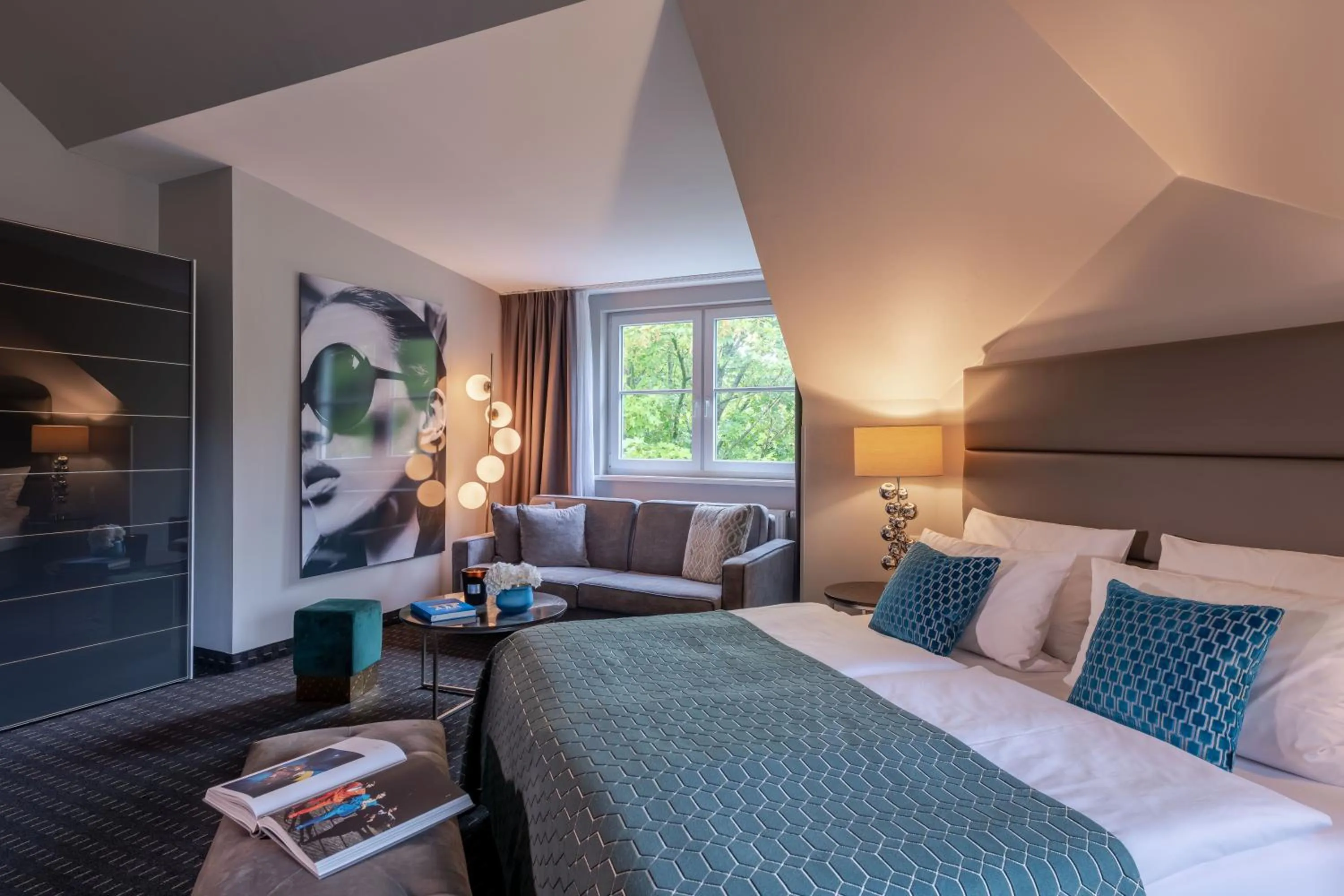 Bed in Hotel du Nord, Hamburg-Volksdorf