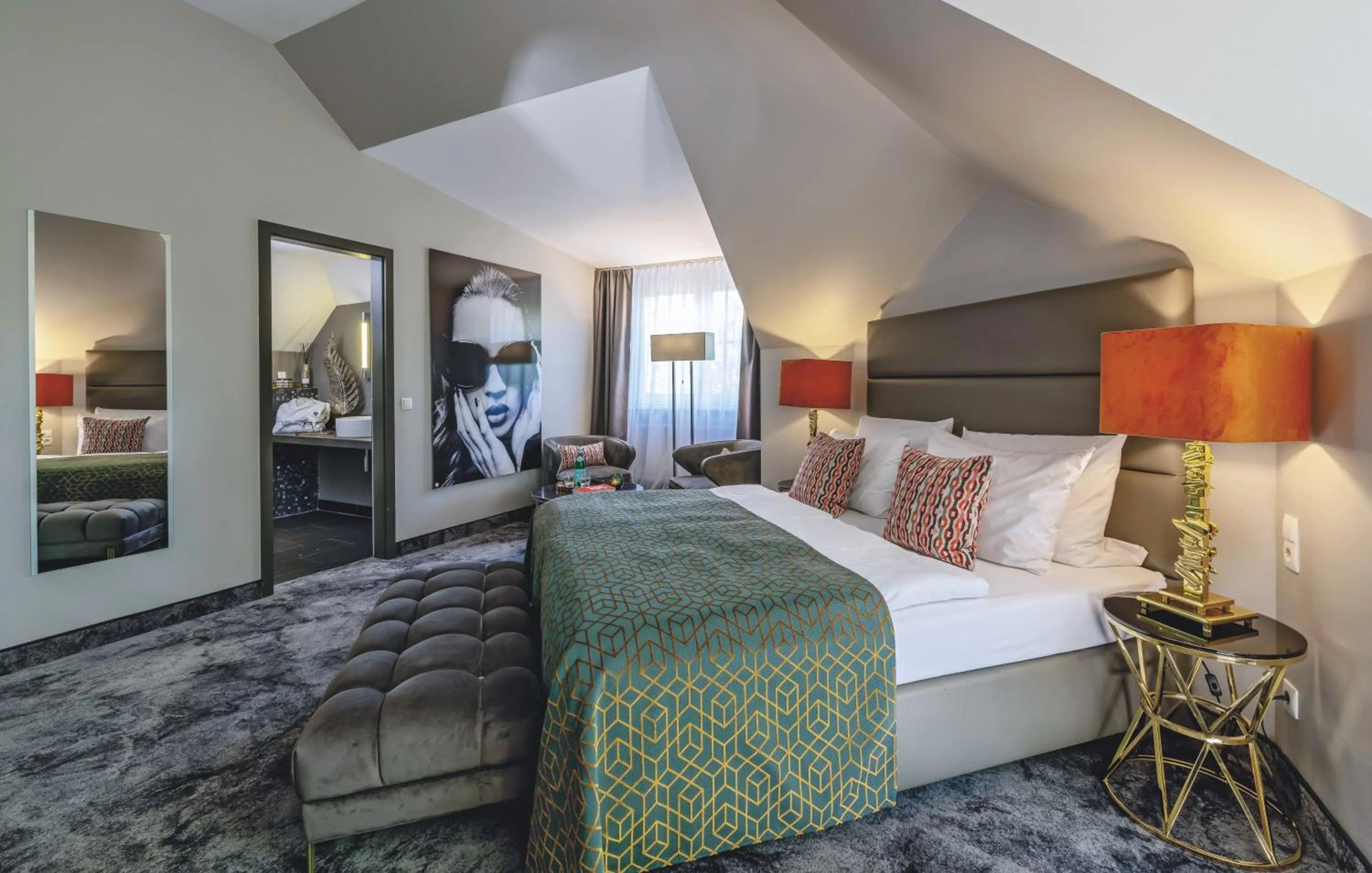 Bed in Hotel du Nord, Hamburg-Volksdorf