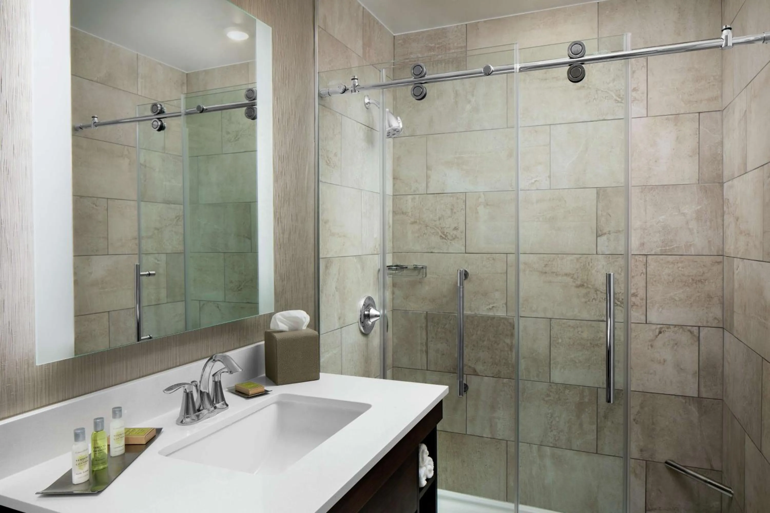 Bathroom in DoubleTree by Hilton Nashua