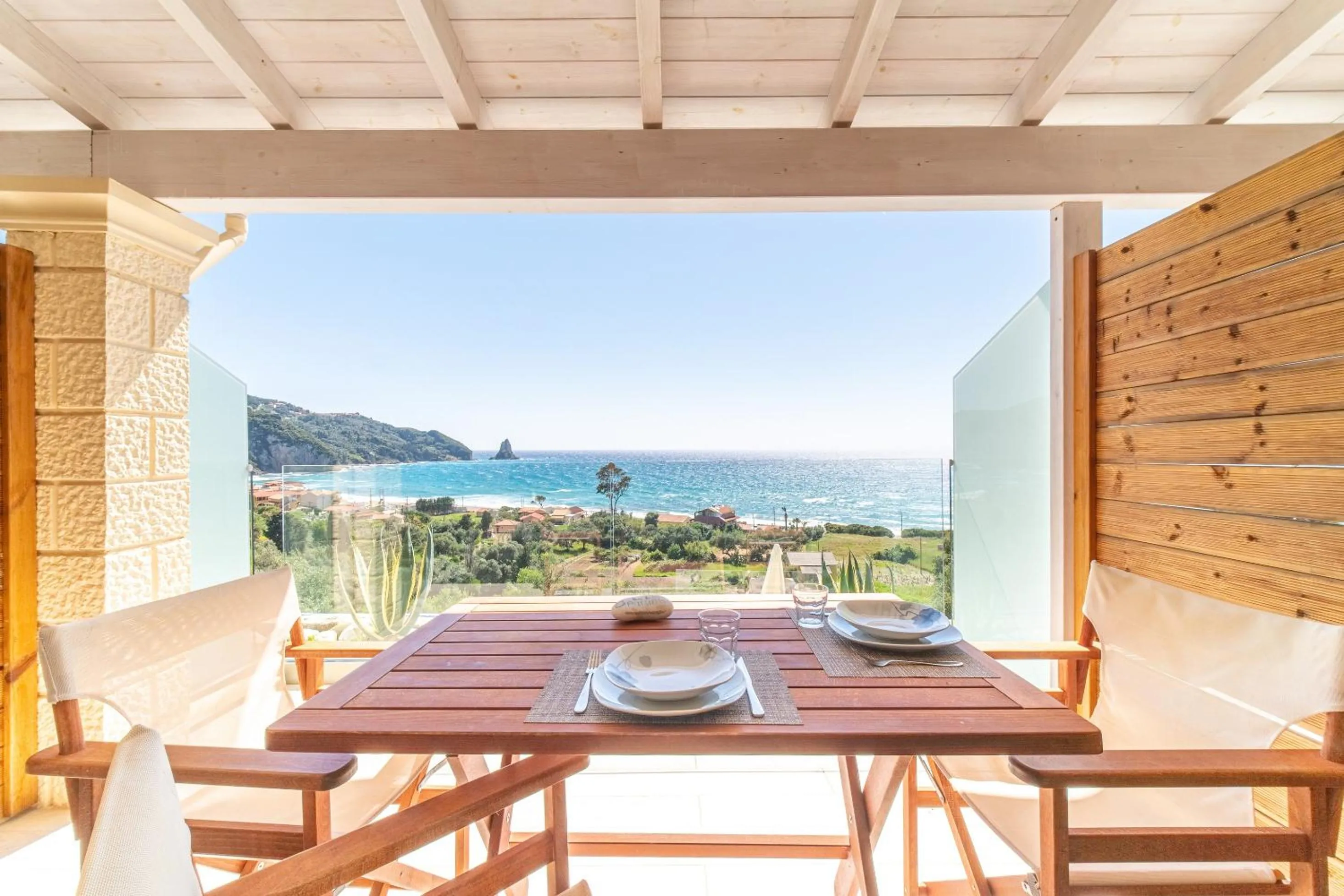 View (from property/room) in Lido Paradise Apartments Corfu