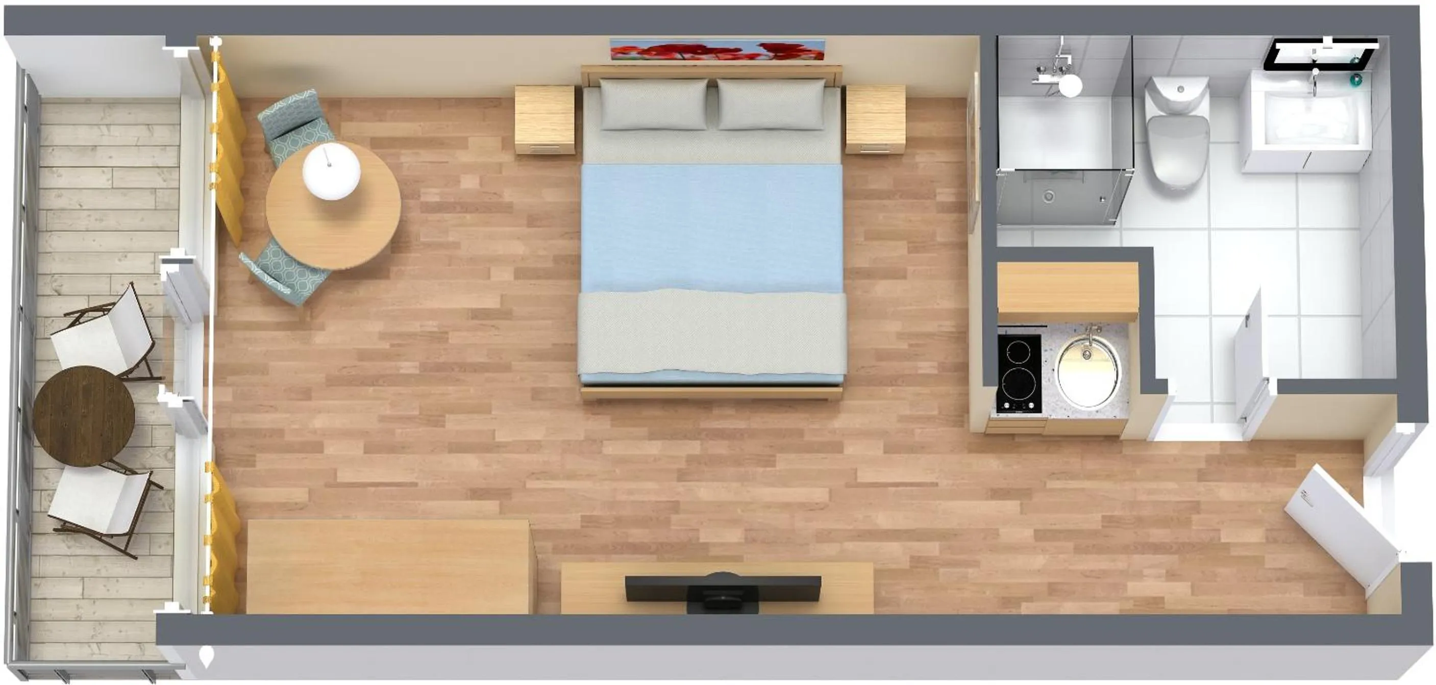 Floor plan in Ferien- und Freizeitpark Weissenhäuser Strand