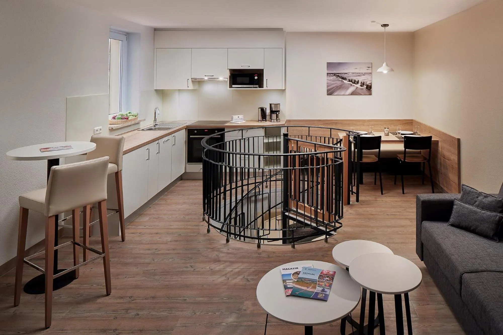 Kitchen or kitchenette in Ferien- und Freizeitpark Weissenhäuser Strand