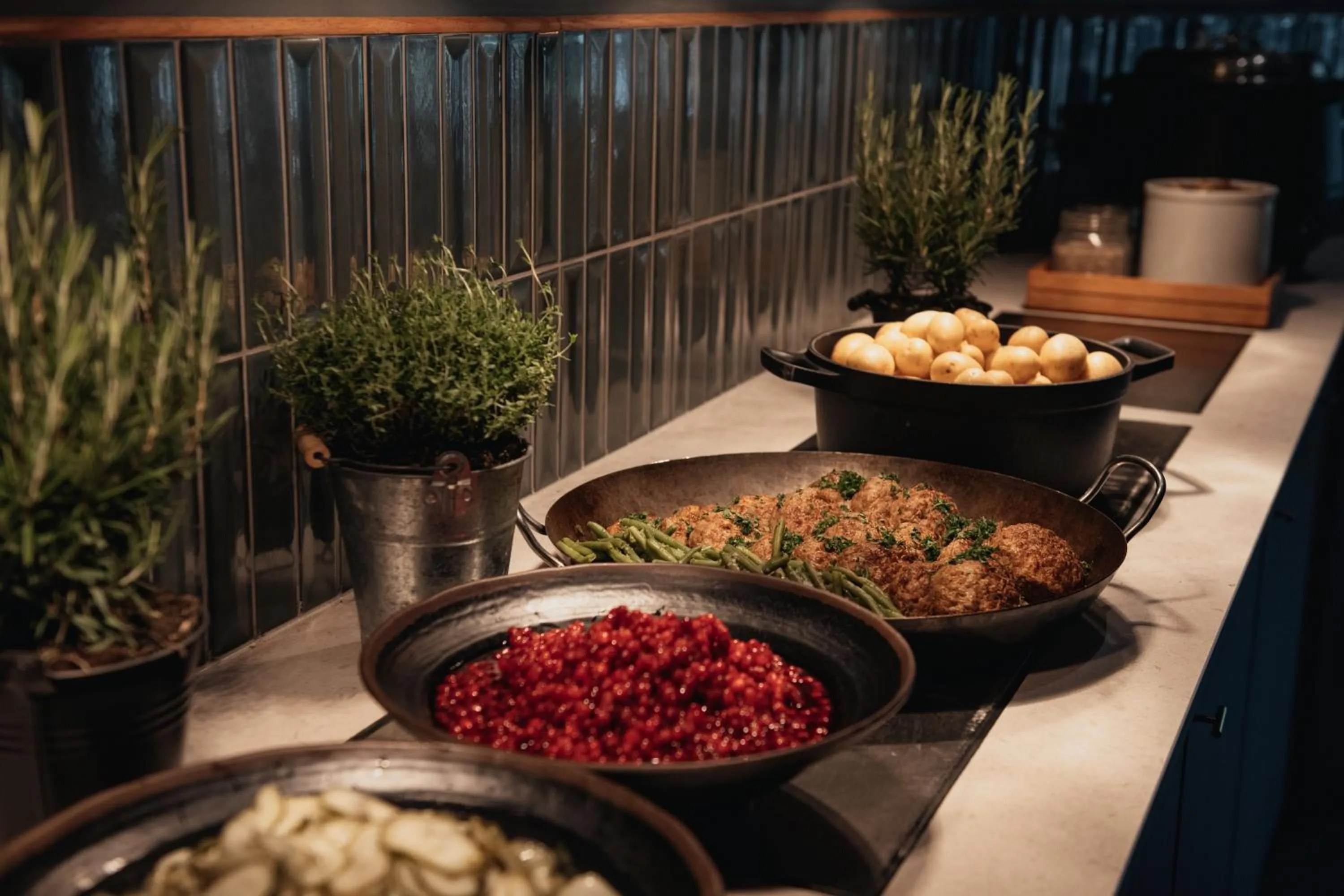 Food close-up in Home Hotel Kompaniet