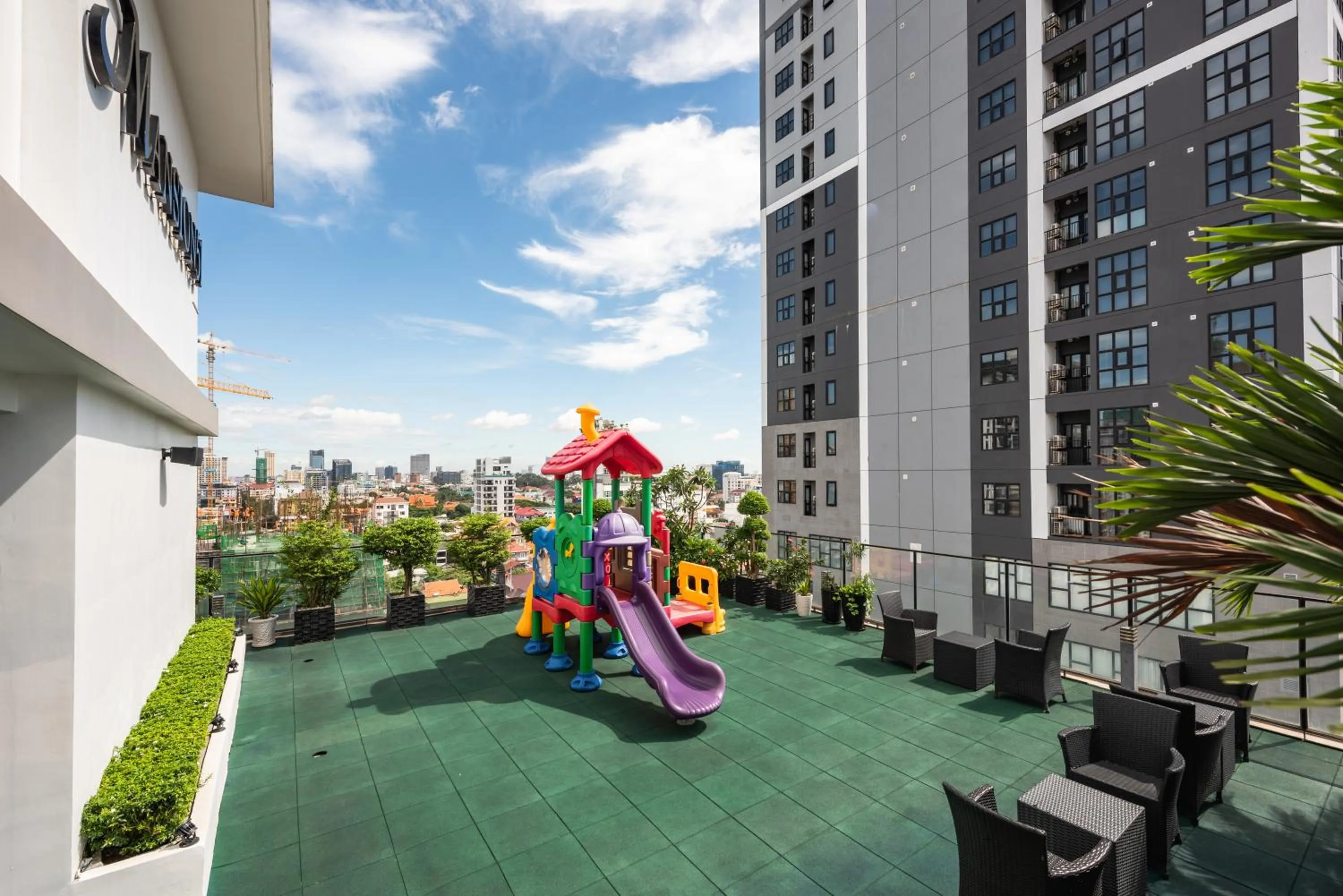 Children play ground in Mansion 51 Hotel & Apartment