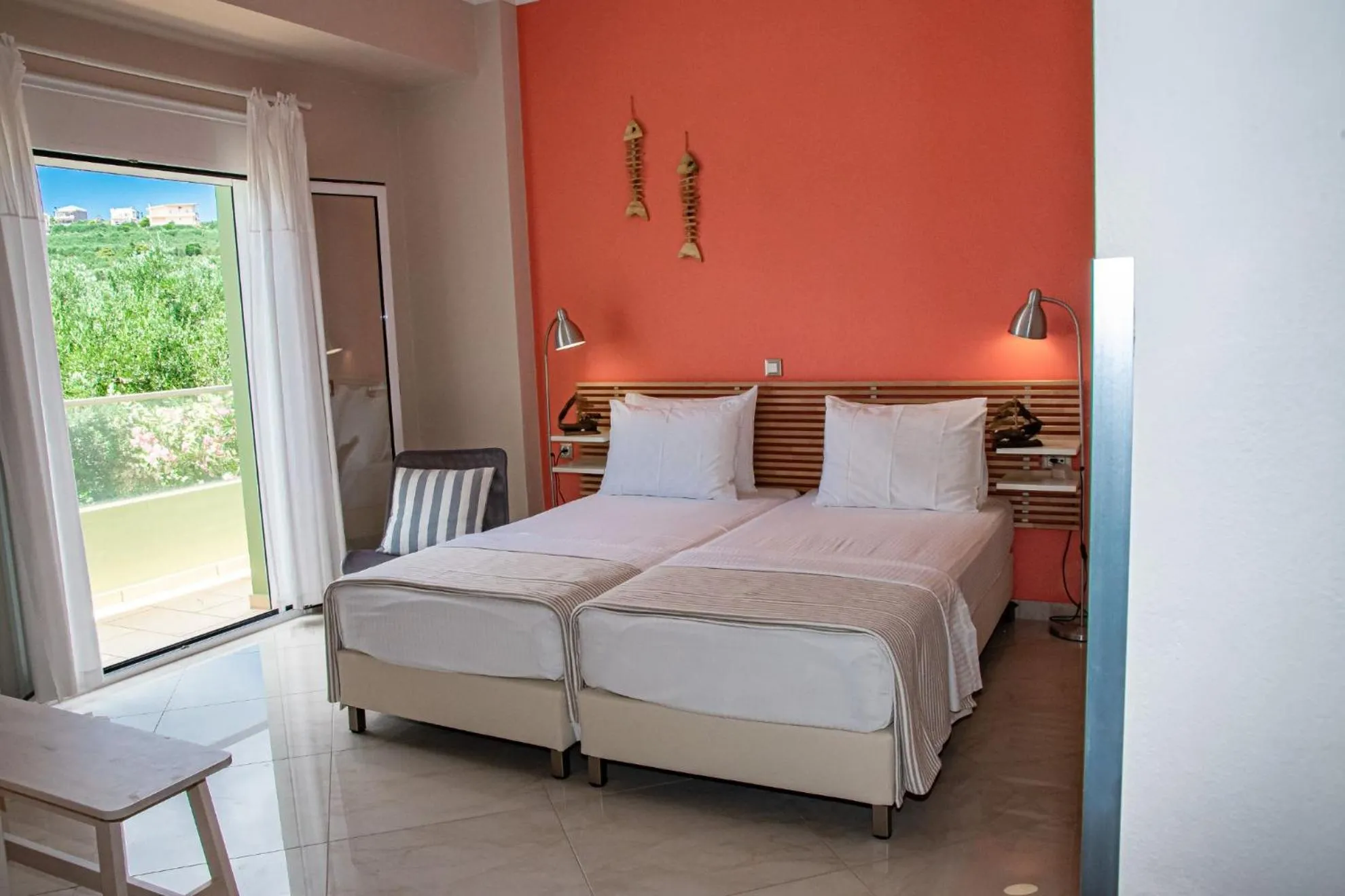 Bed in Villa Dimokratia