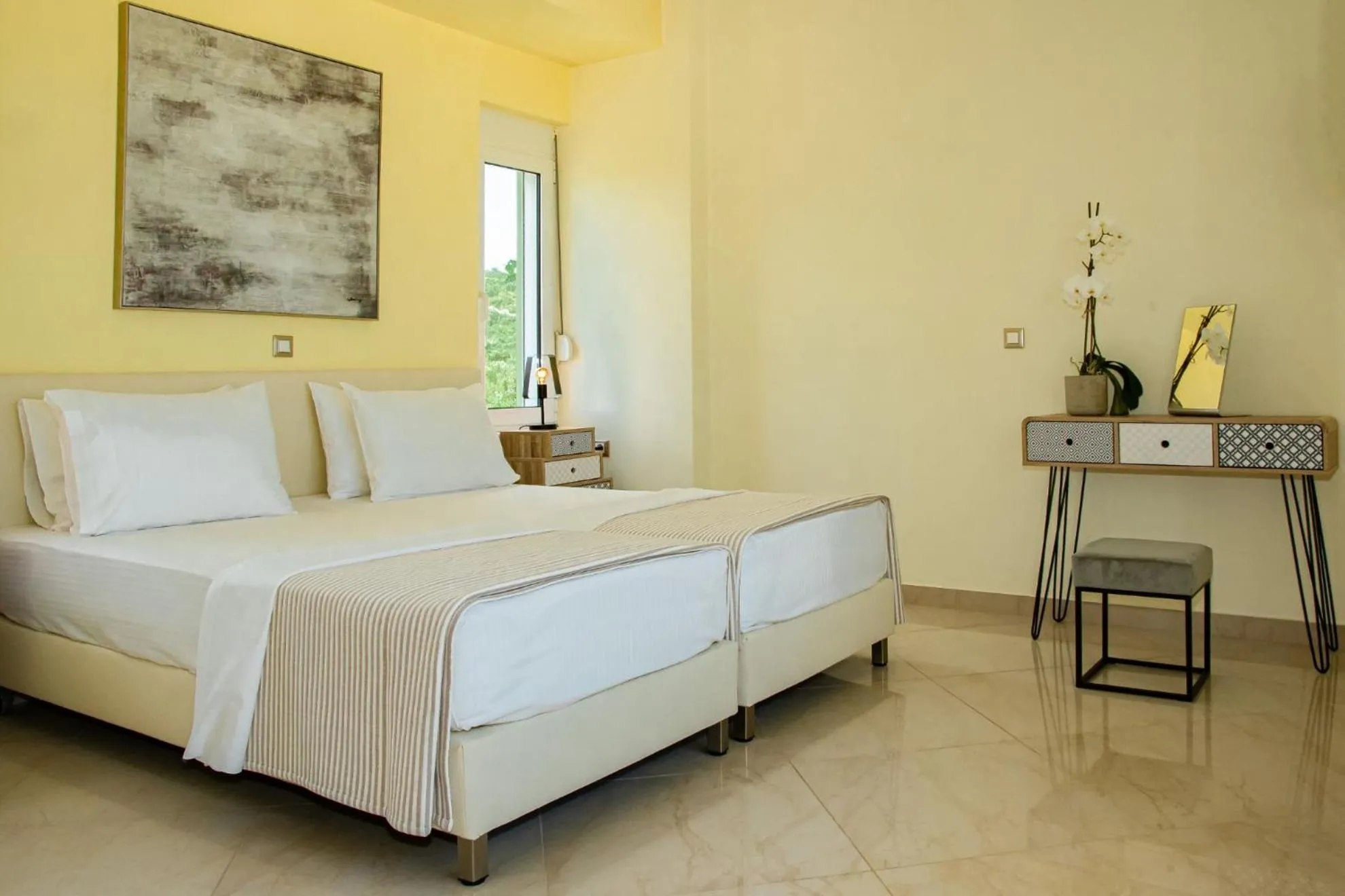 Bed in Villa Dimokratia