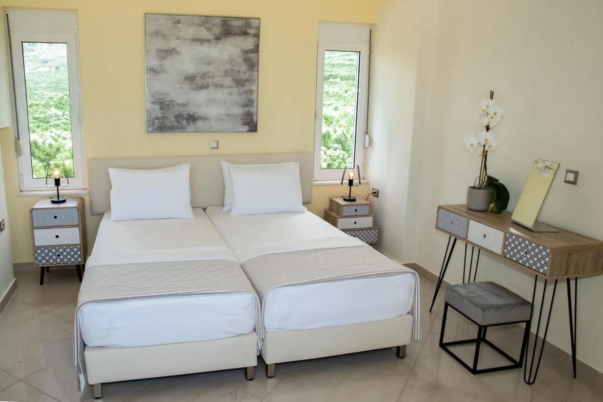 Bed in Villa Dimokratia