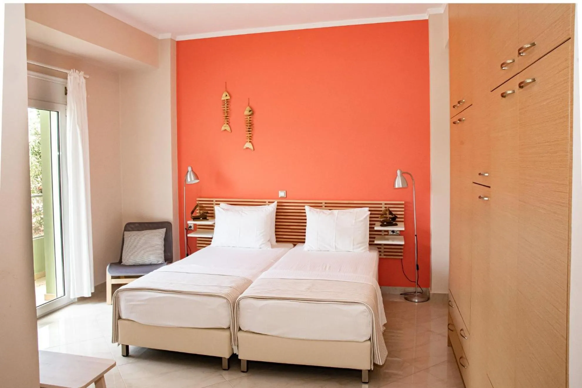 Bed in Villa Dimokratia