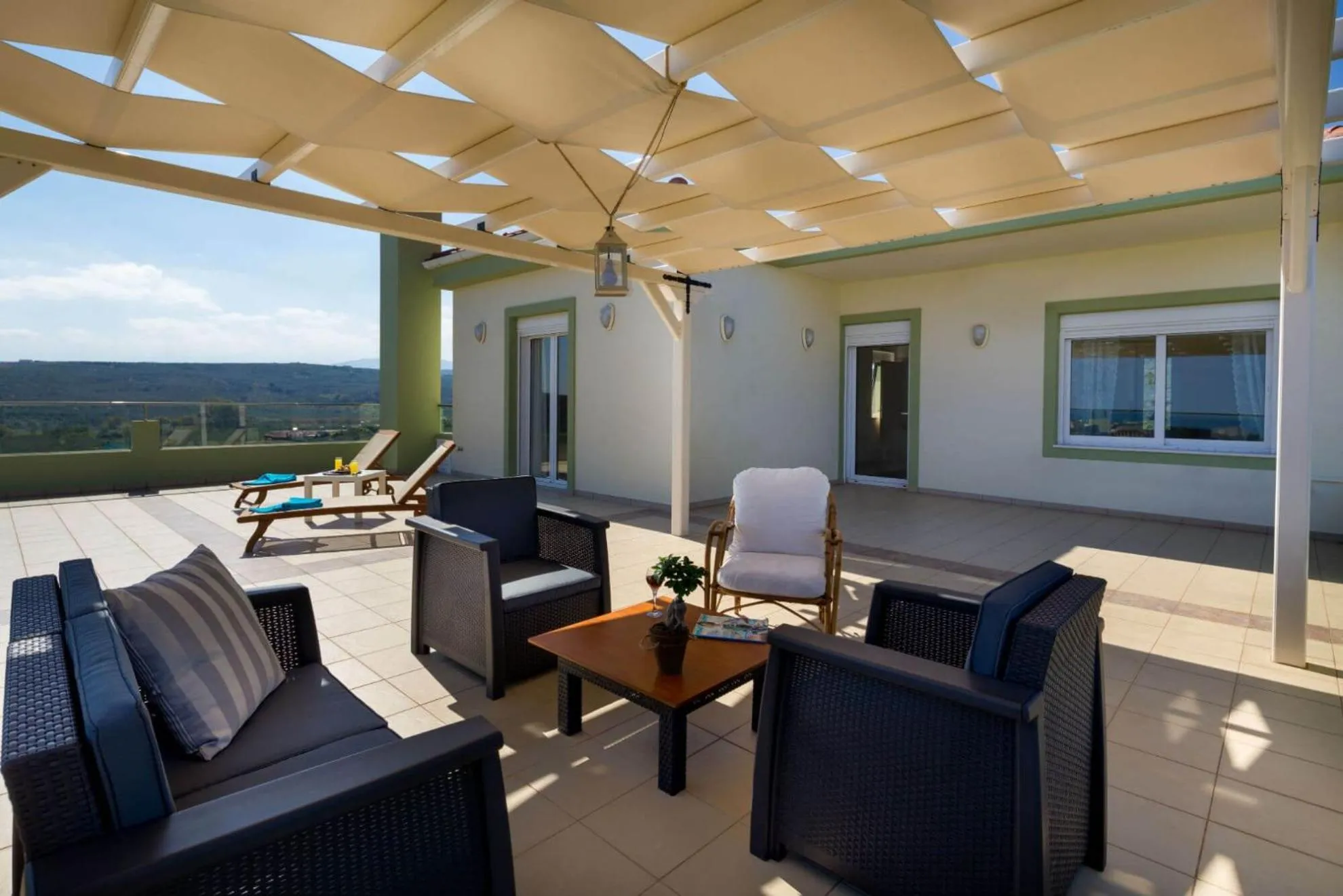Balcony/Terrace in Villa Dimokratia
