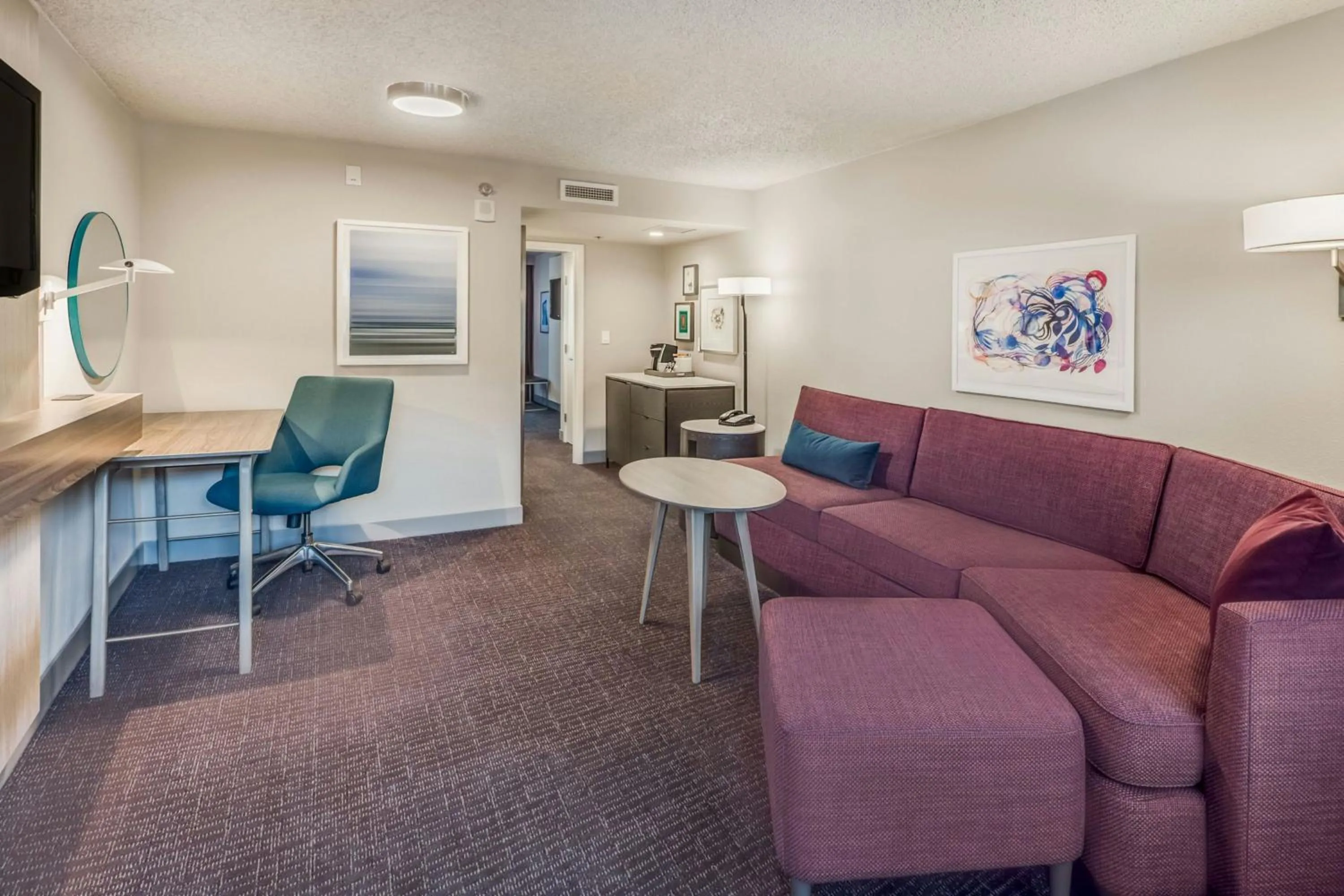 Living room in The Lamar