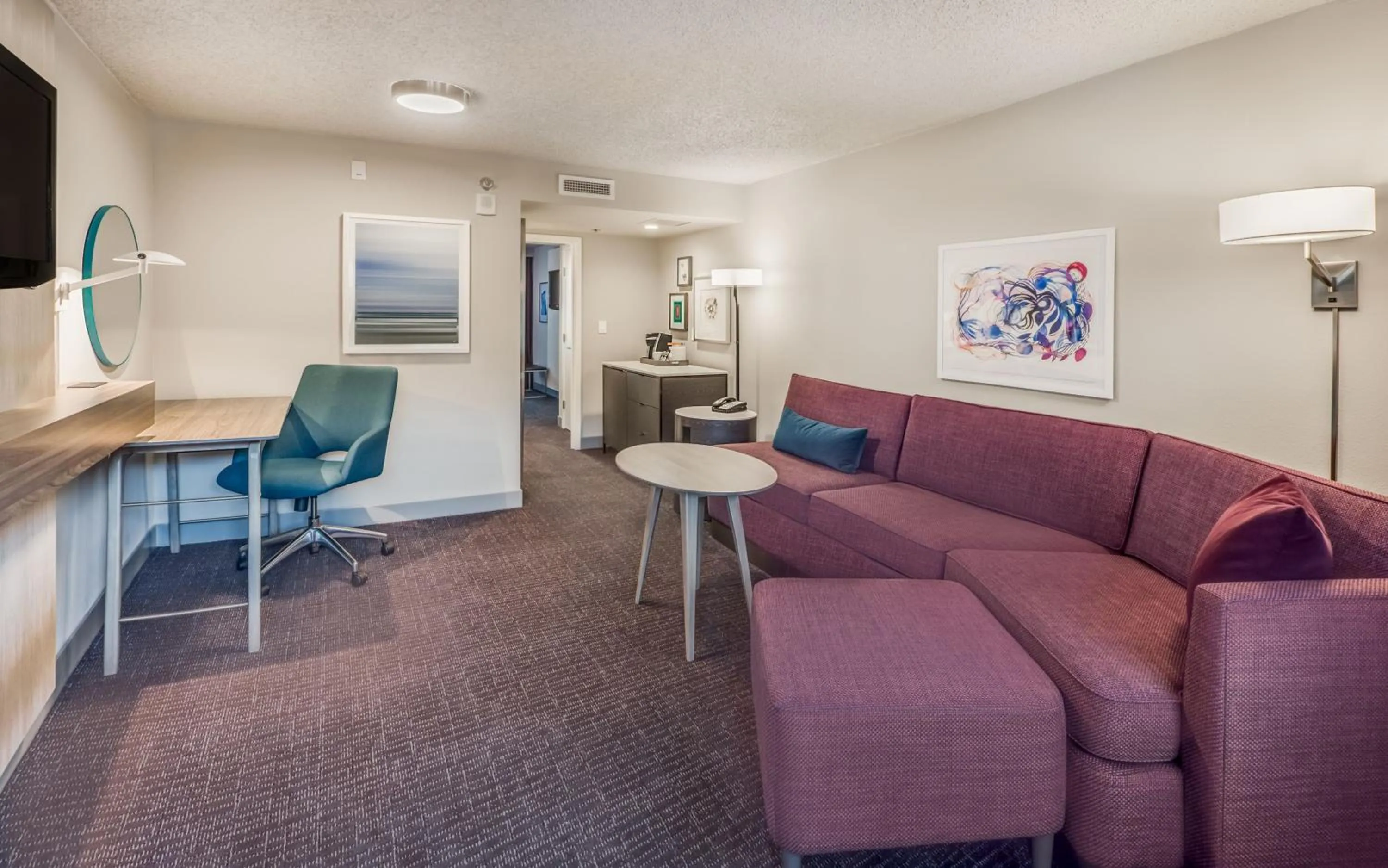 Living room in The Lamar