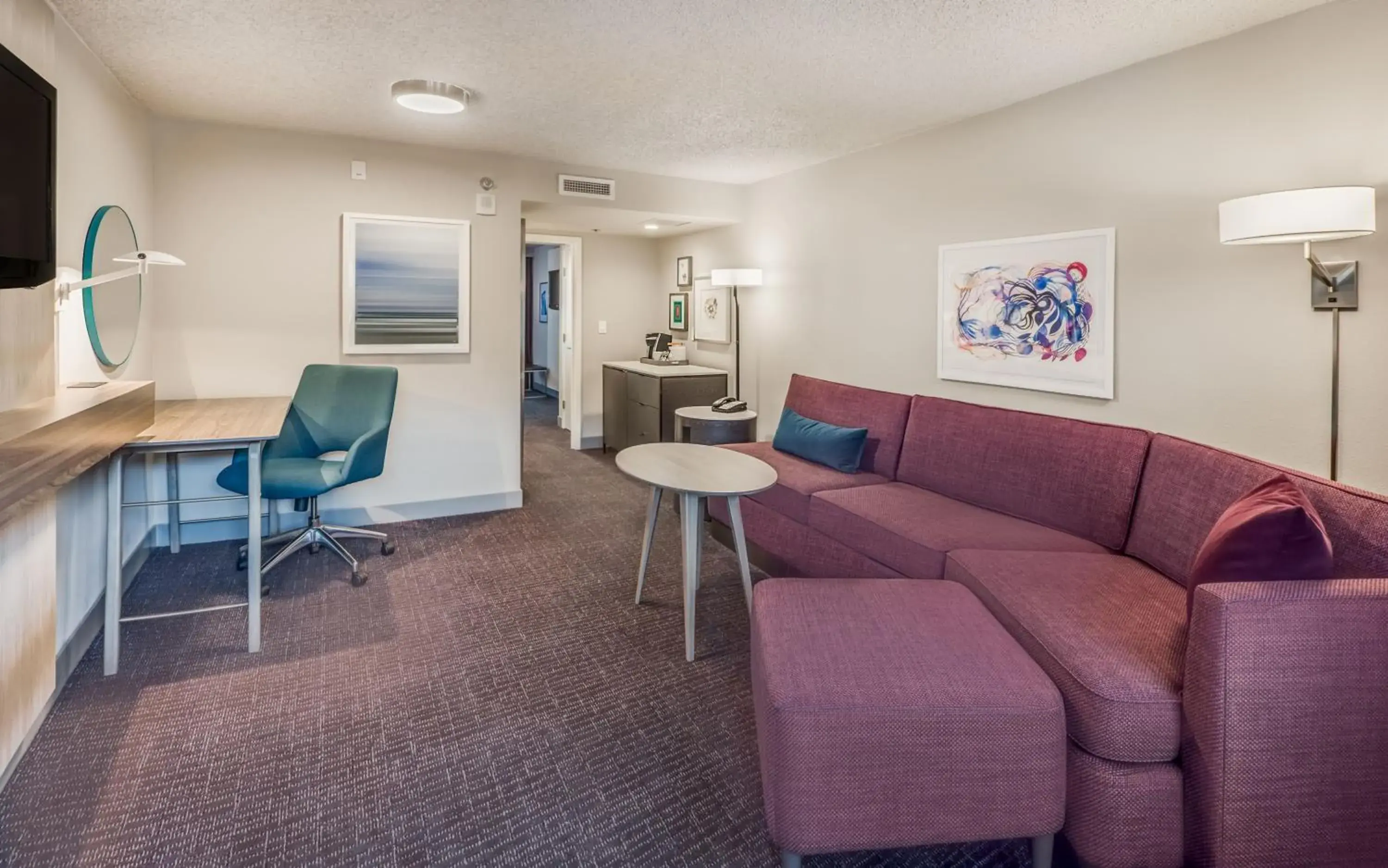 Living room in The Lamar Living room in The Lamar