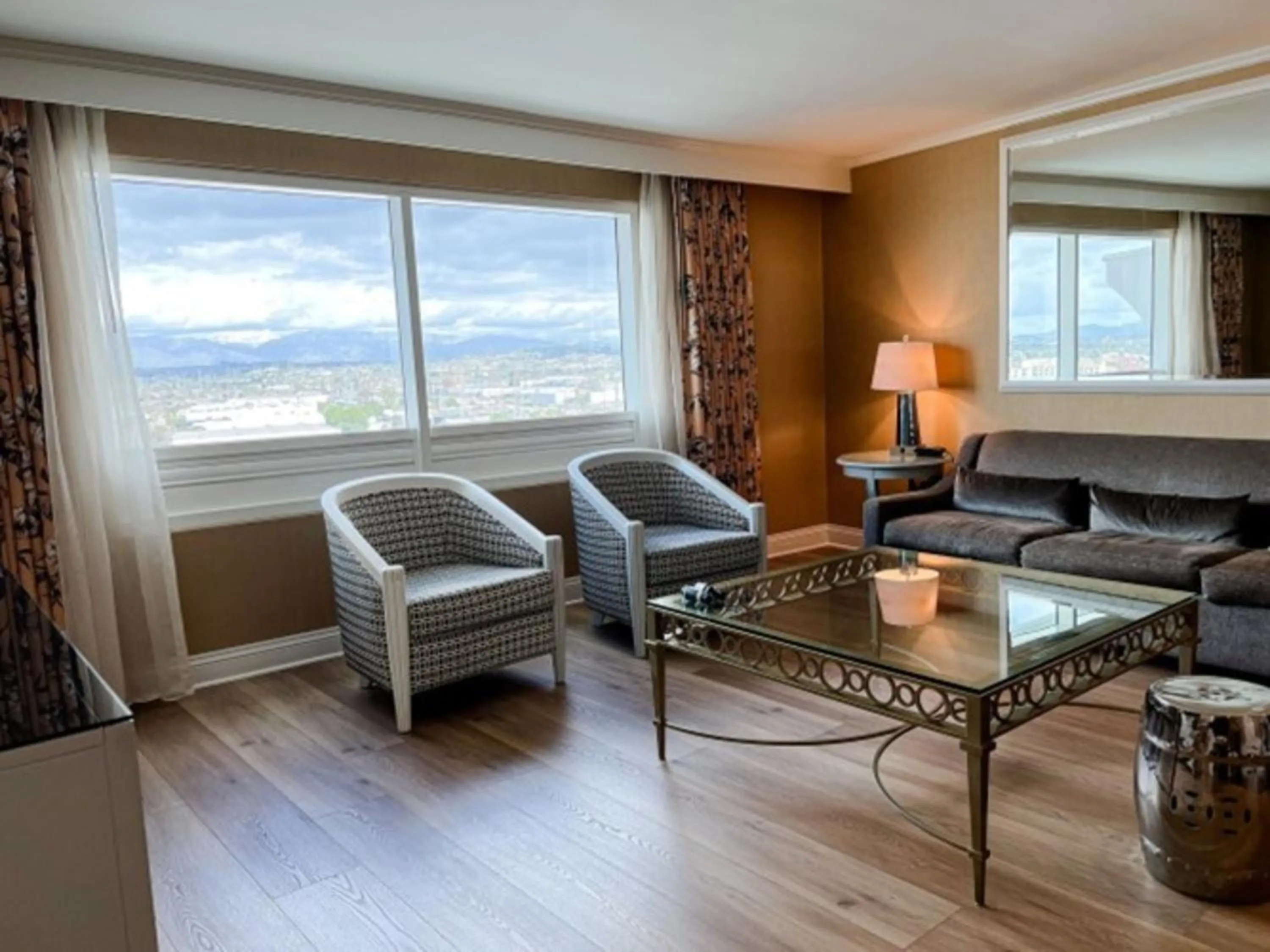 Seating area in The Commerce Casino & Hotel