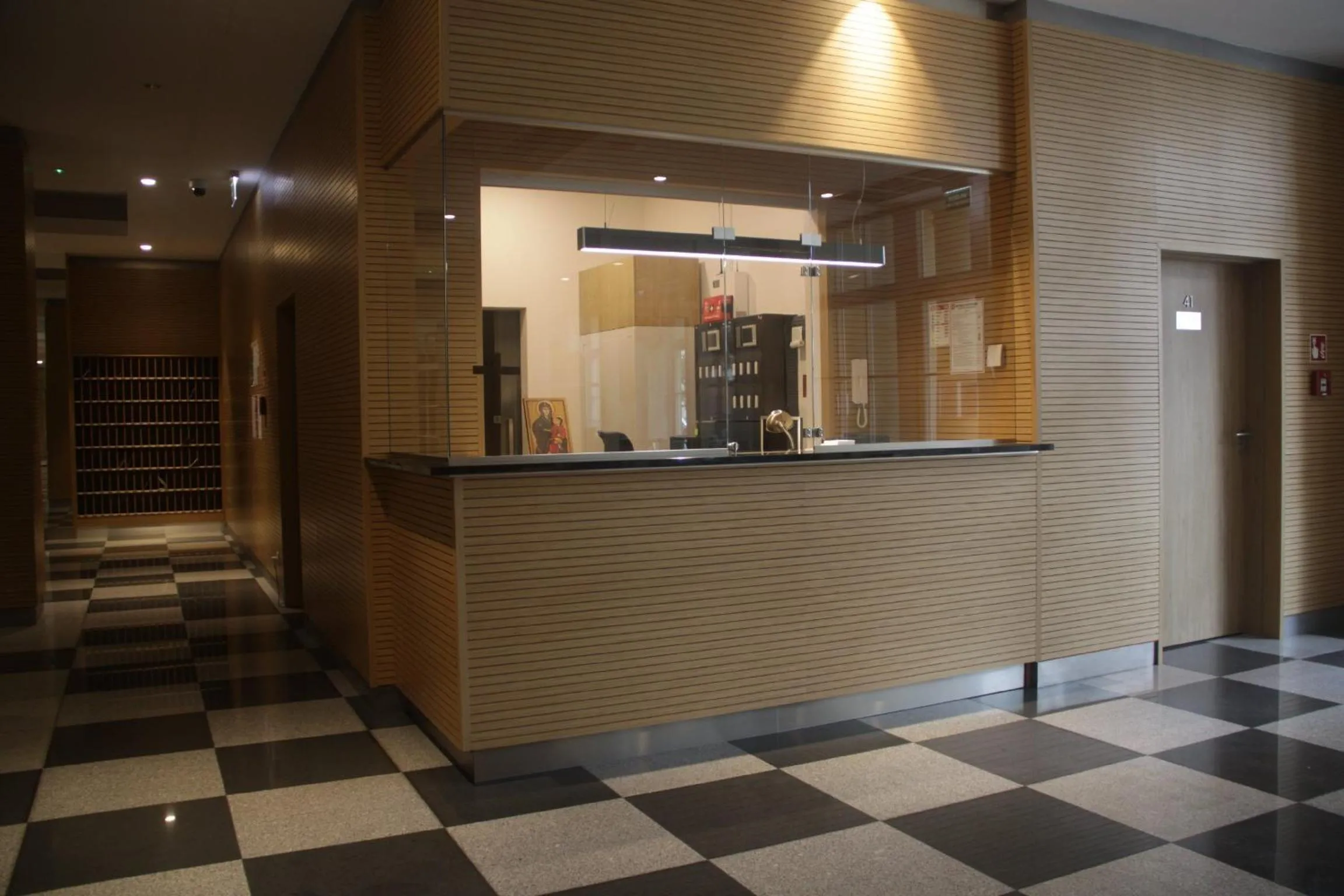 Lobby or reception in Dom Pomocy Studentom