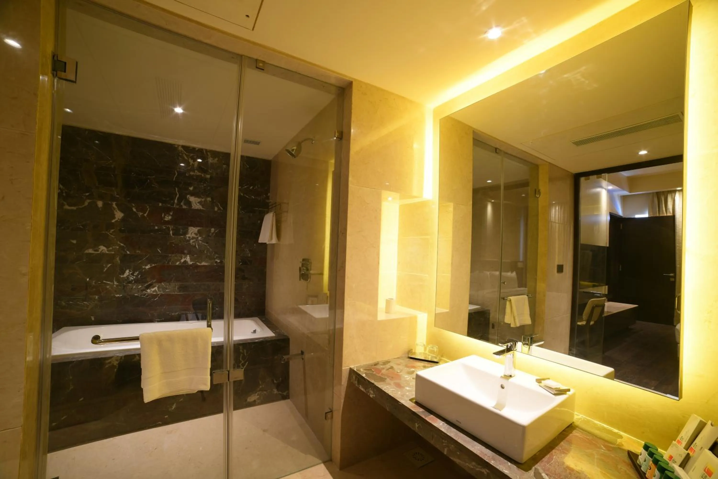Bathroom in Iscon The Fern Resort & Spa, Bhavnagar