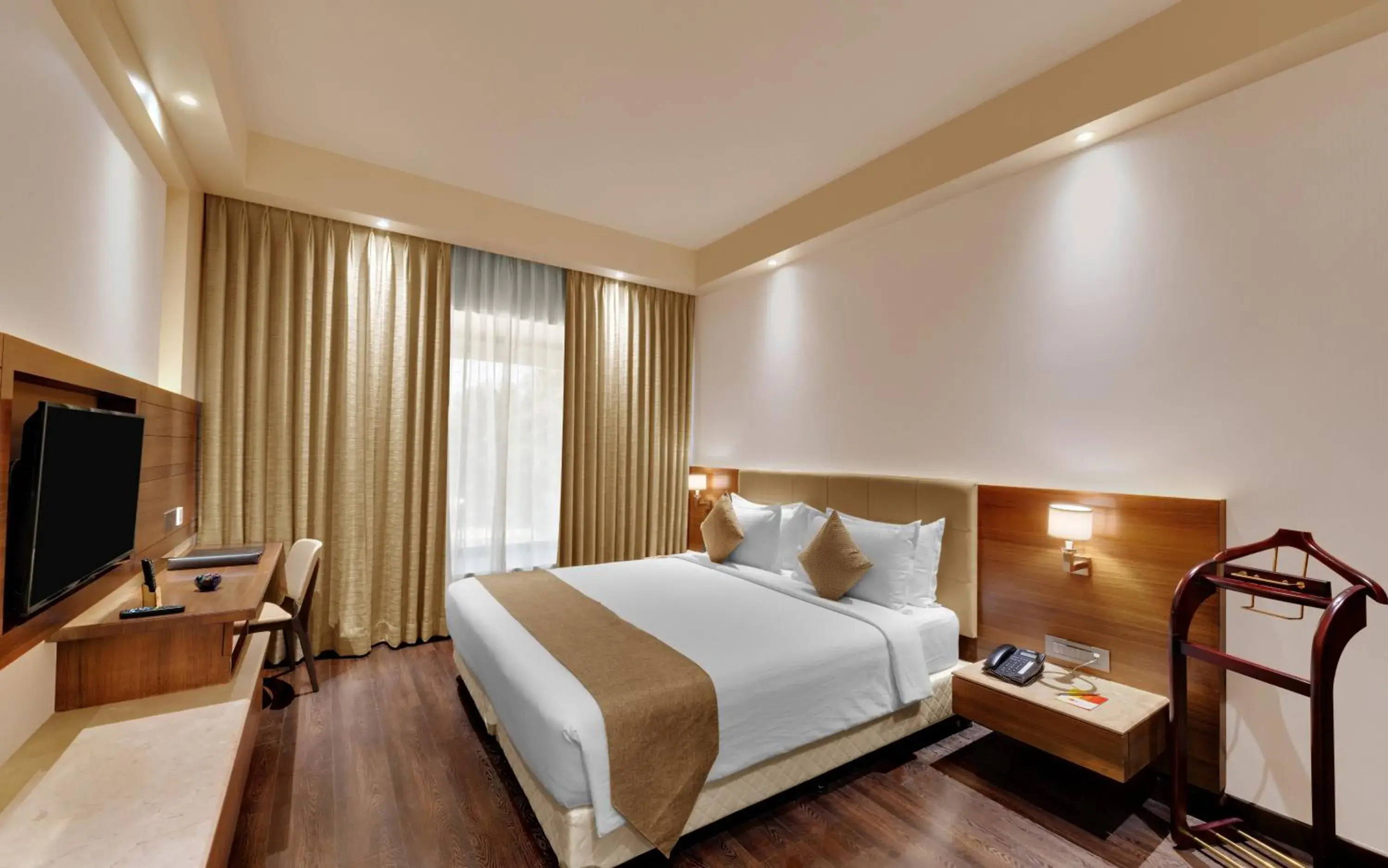 Bedroom, Bed in Iscon The Fern Resort & Spa, Bhavnagar Bedroom, Bed in Iscon The Fern Resort & Spa, Bhavnagar