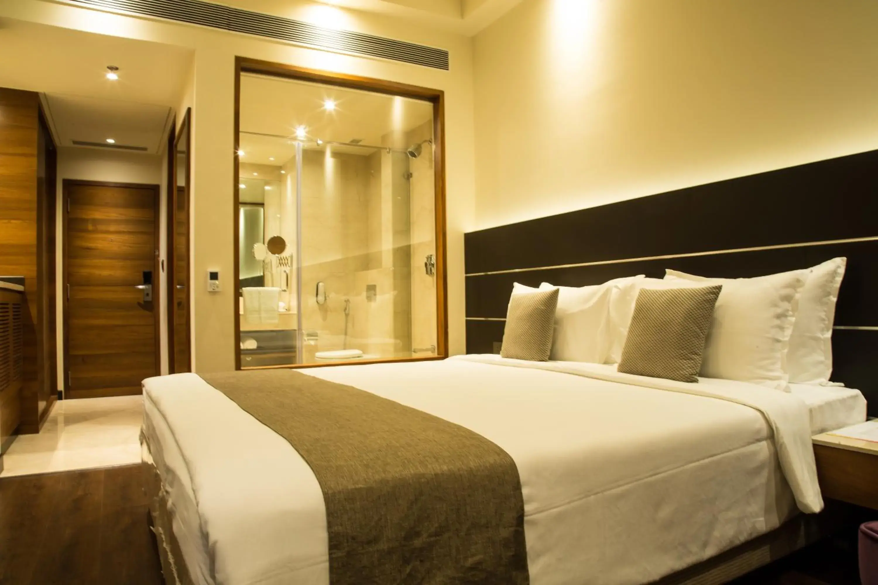 Bed in Iscon The Fern Resort & Spa, Bhavnagar Bed in Iscon The Fern Resort & Spa, Bhavnagar
