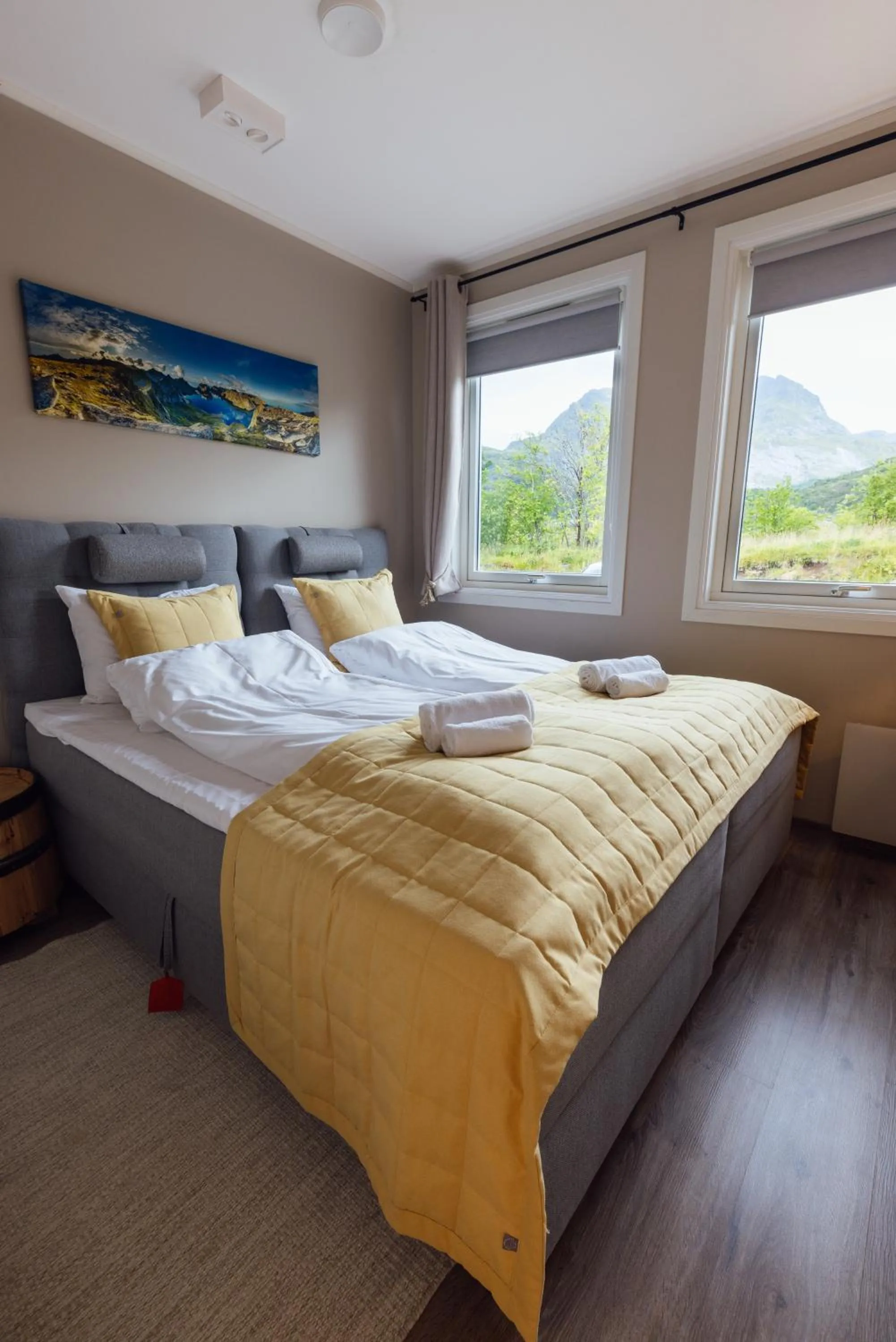 Bedroom, Bed in Lofoten Planet - Boutique Hotel