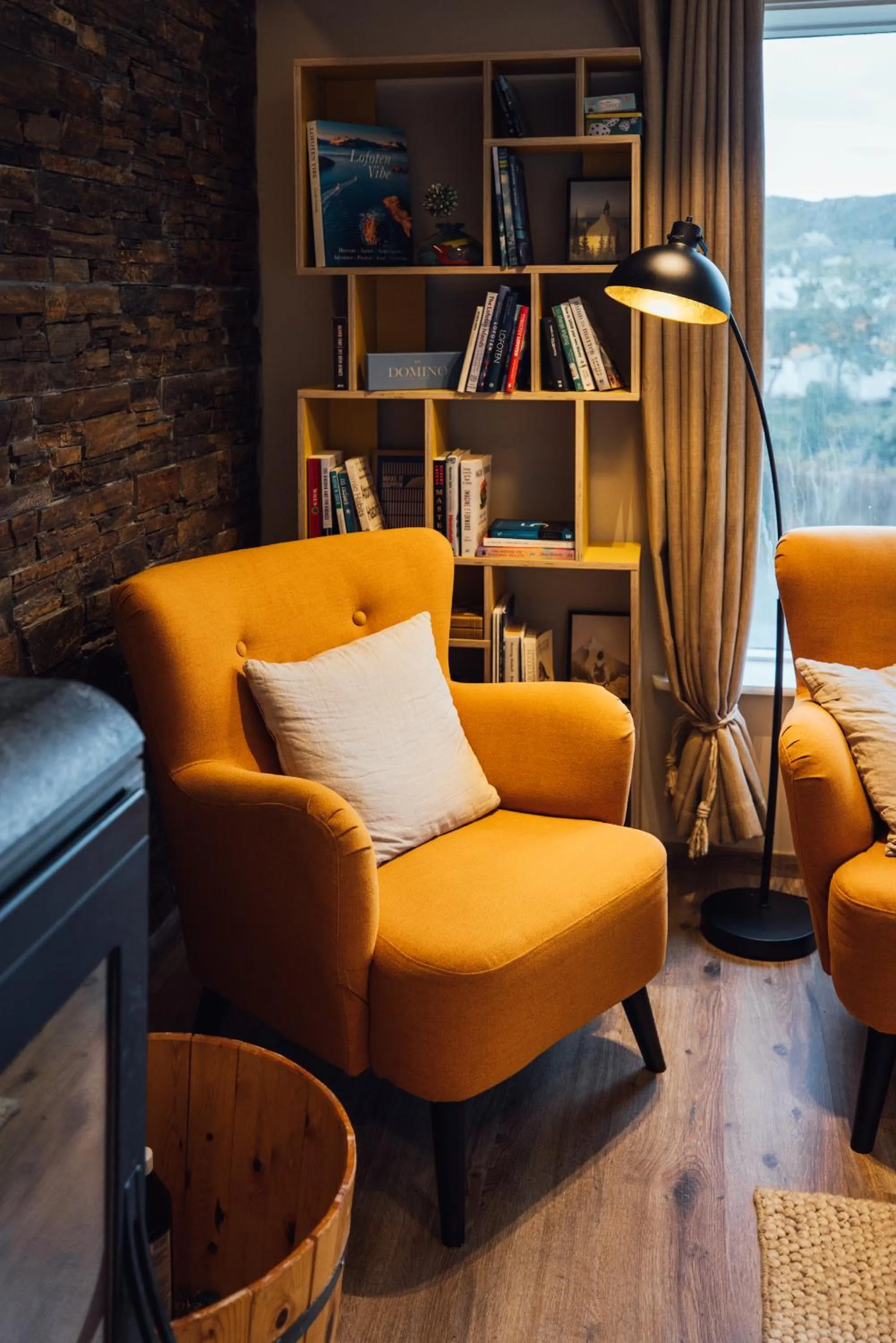 Library in Lofoten Planet - Boutique Hotel