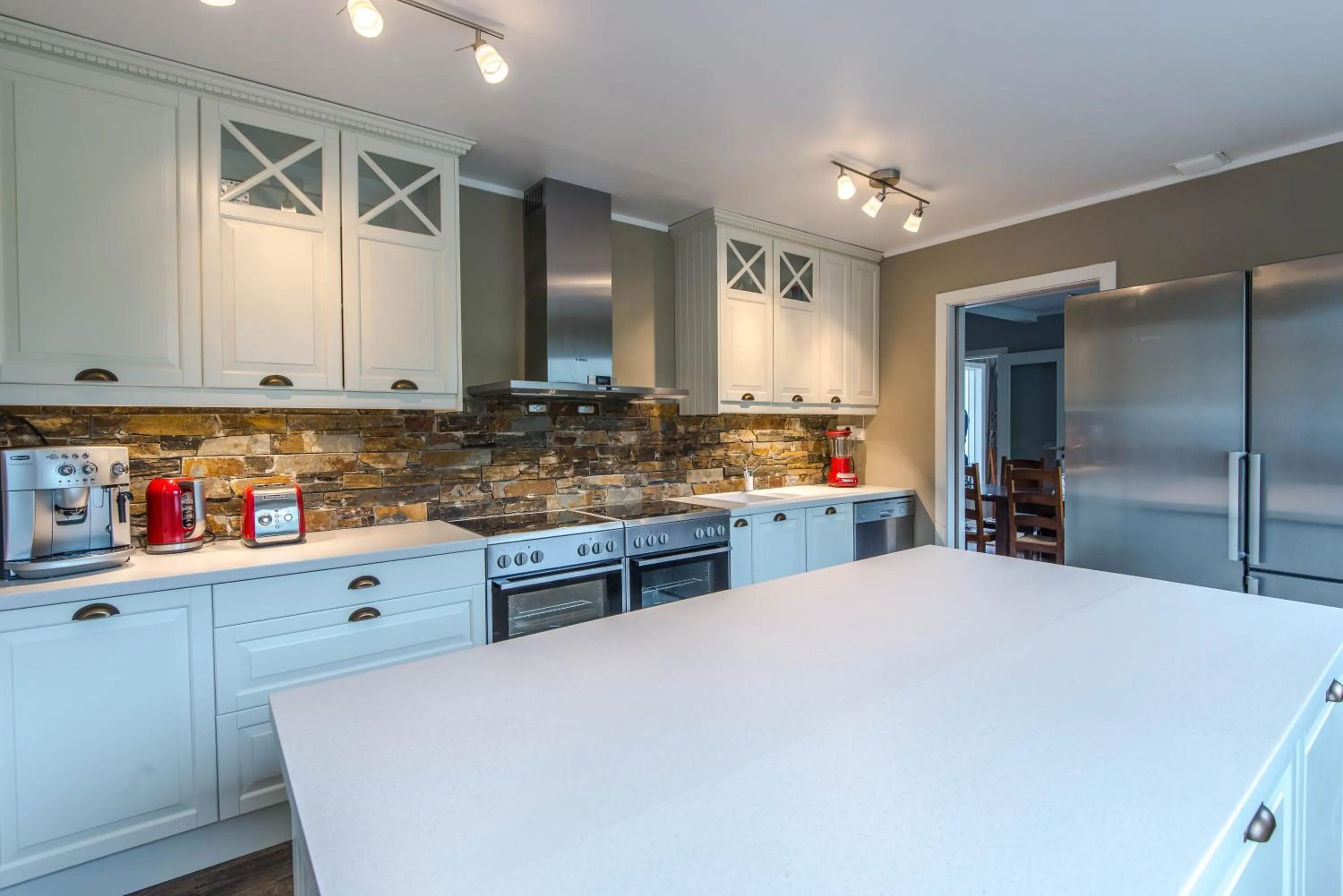 Communal kitchen in Lofoten Planet - Boutique Hotel