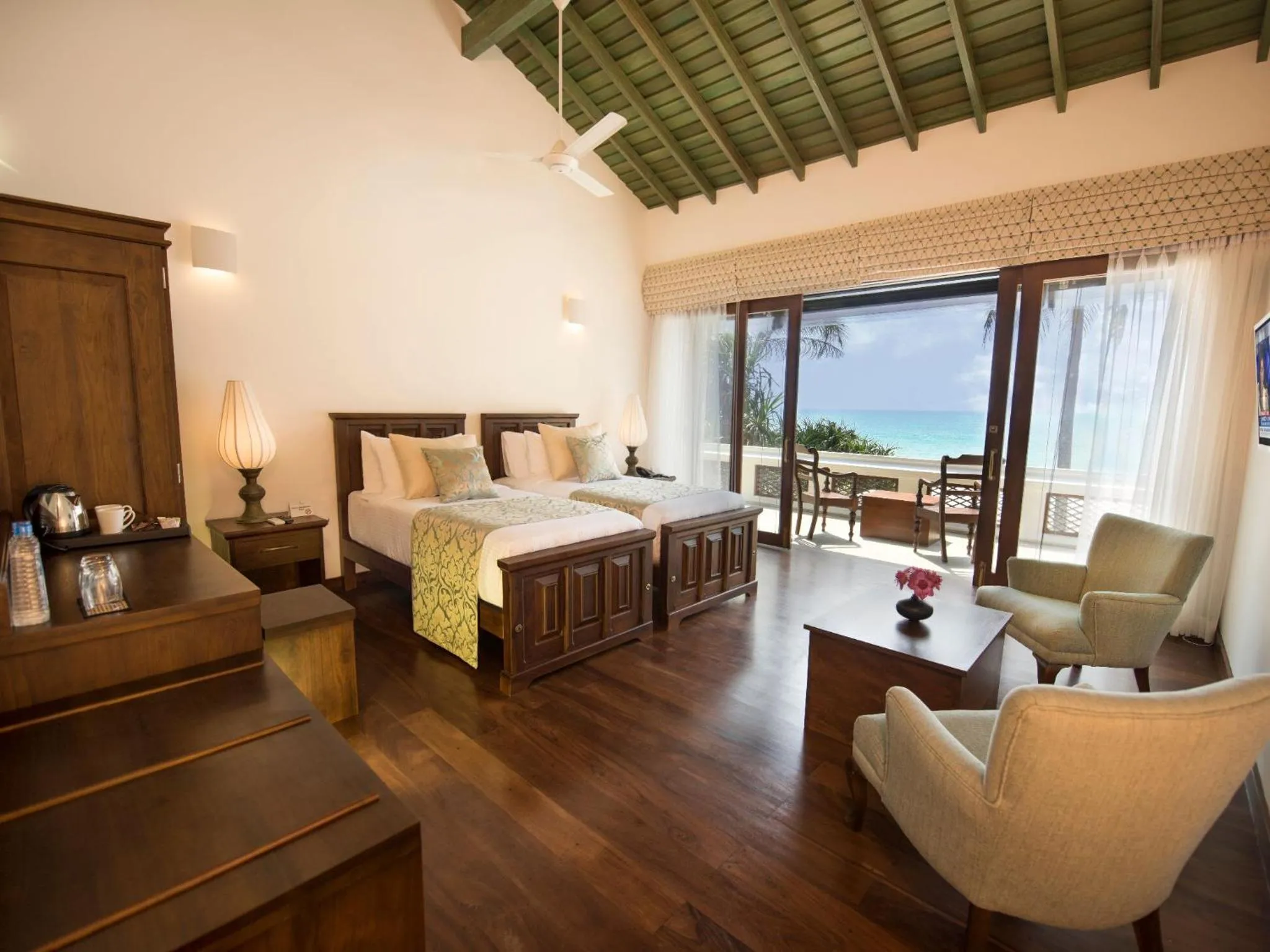 Coffee/tea facilities, Bed in Villa 46