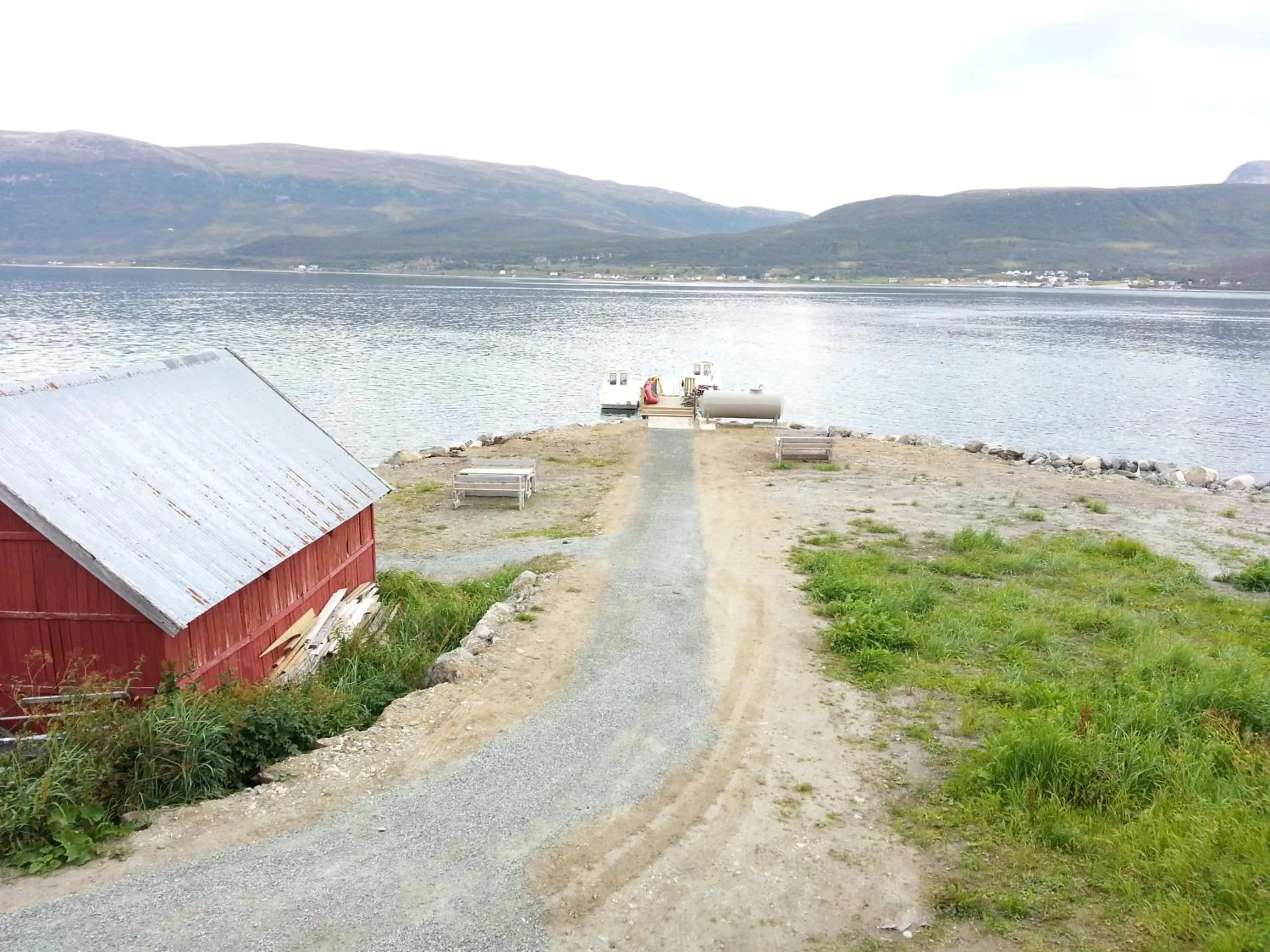 Patio in Hansnes Havfiske